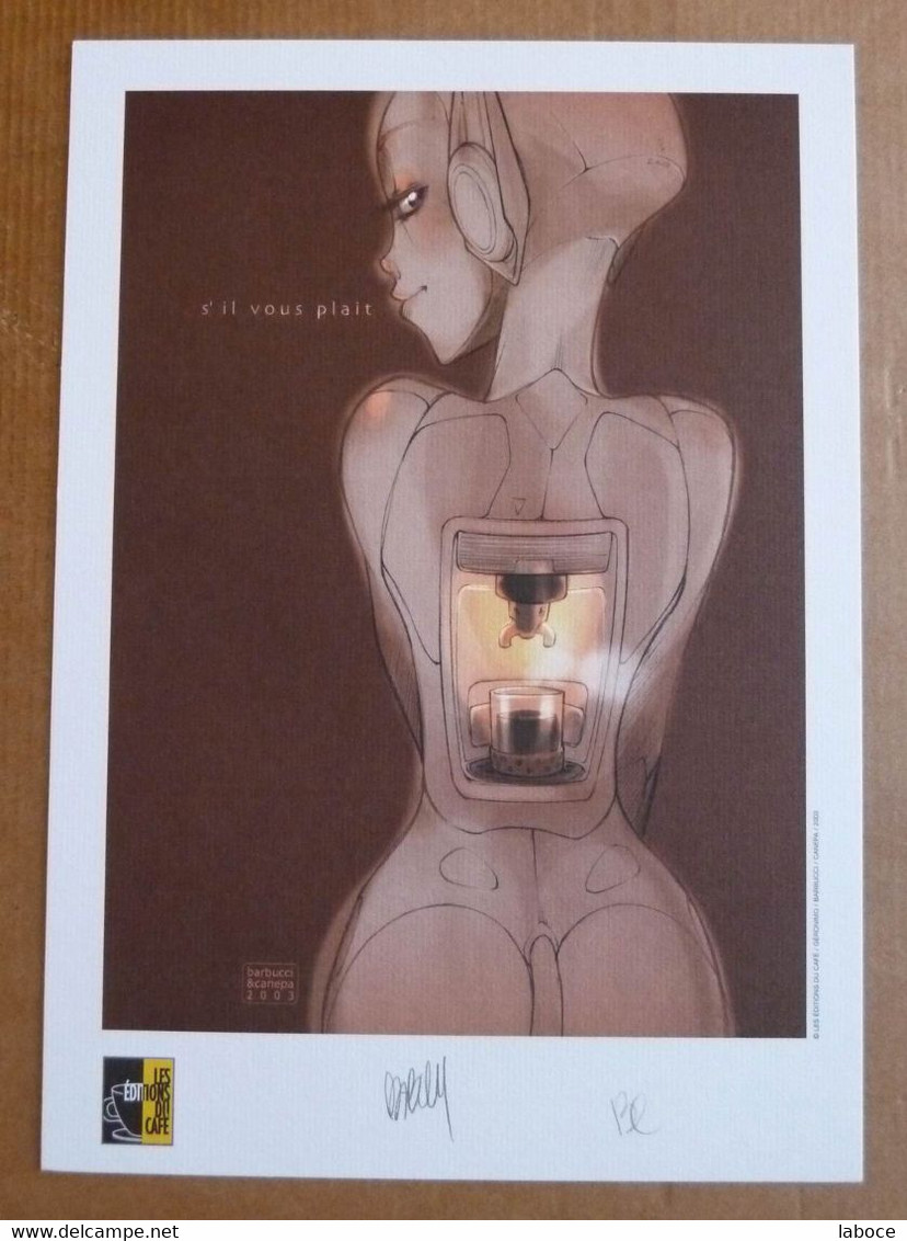 BARBUCCI CANEPA Ex Libris SKY DOLL "S'il Vous Plait" Editions Du Café - Ilustradores A - C