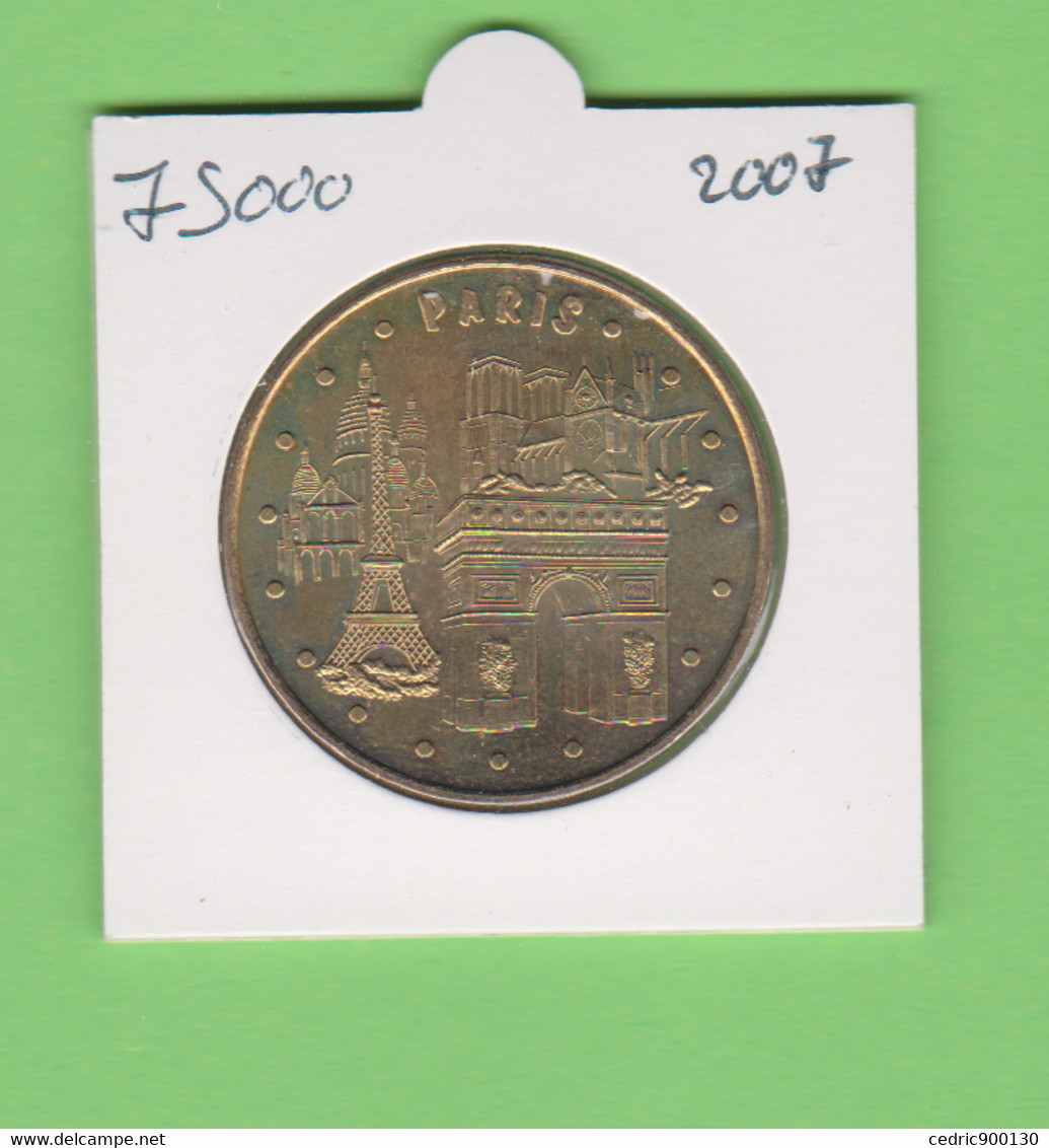 75000	PARIS	Paris - Les 4 Monuments Monnaie De Paris 2007 - 2007