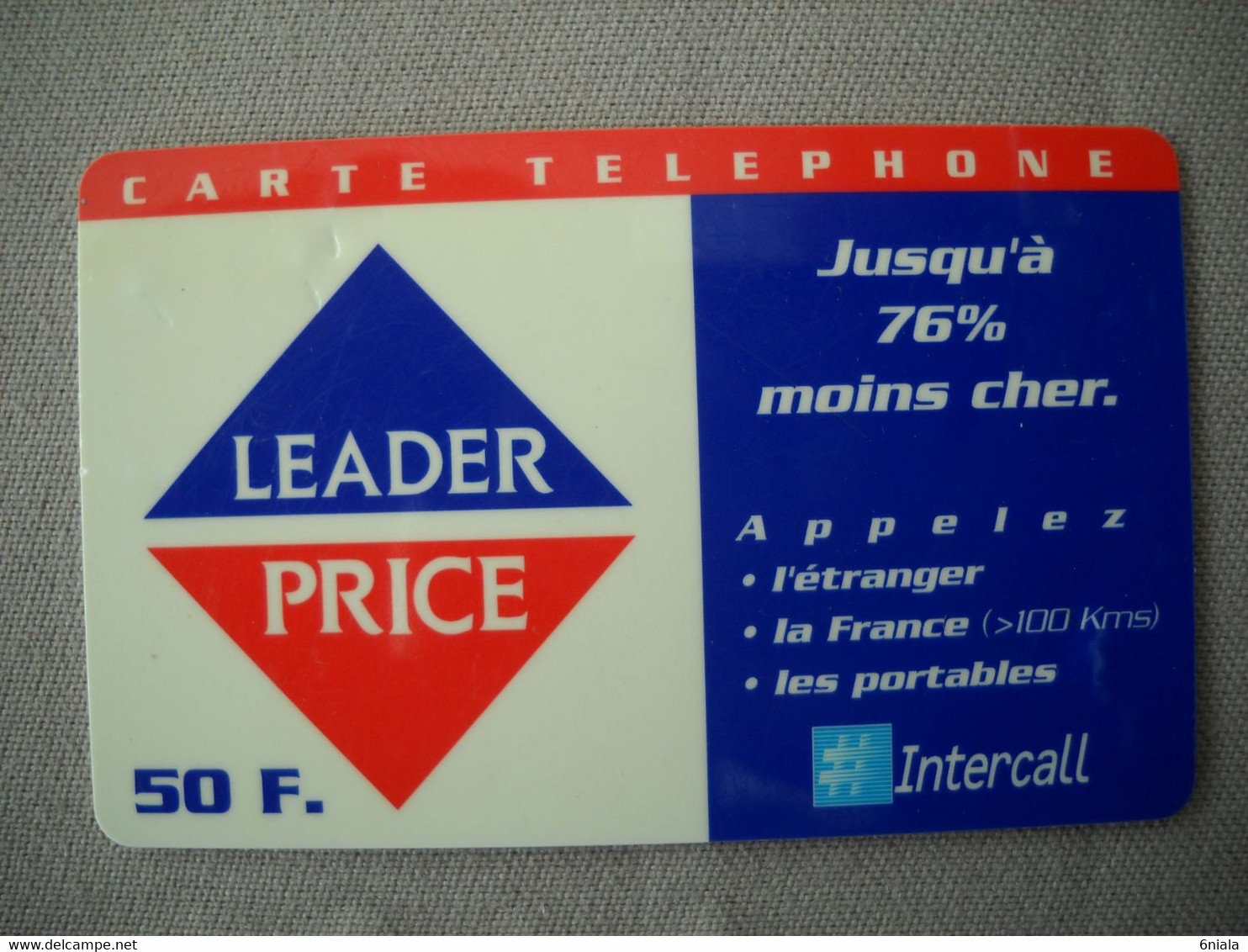 6994 Télécarte Collection CARTE LEADER PRICE 50 F   ( Recto Verso)  Carte Téléphonique - Alimentación