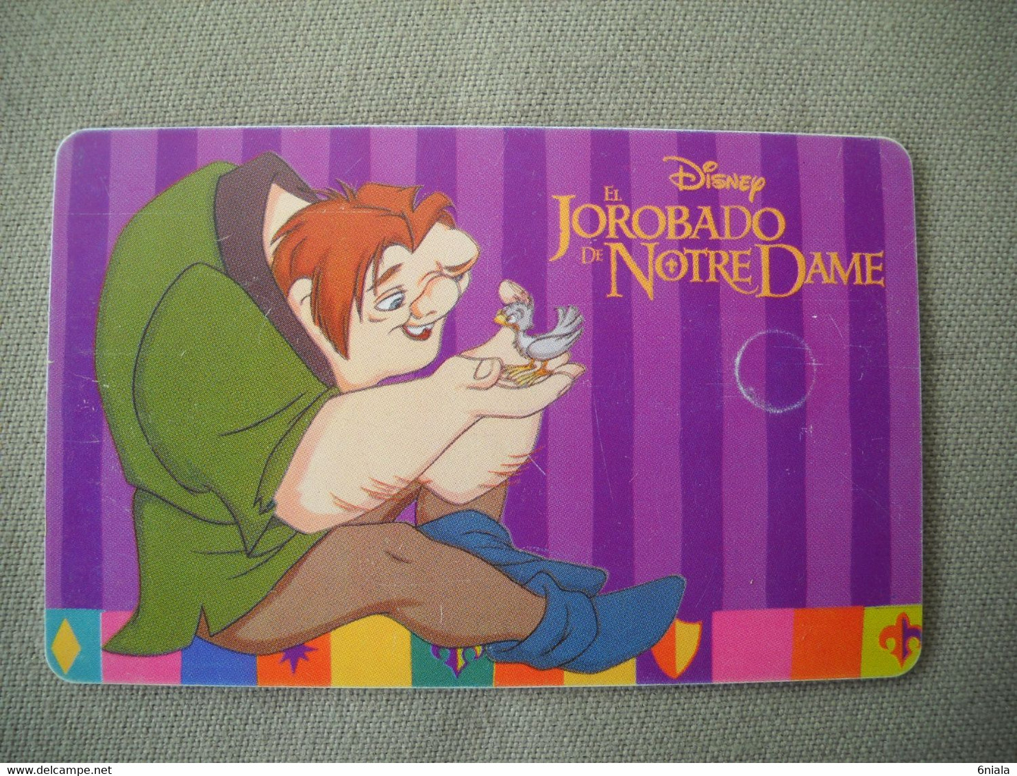 6998 Télécarte Collection JAROBADO ( BOSSU) DE NOTRE DAME Disney  ARGENTINE    ( Recto Verso)  Carte Téléphonique - Disney