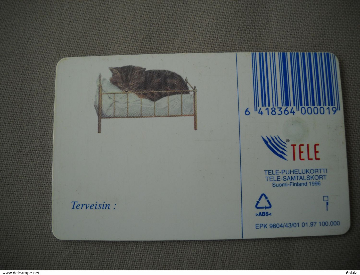 7006 Télécarte Collection CHAT  Couple Petits Chats   ( Recto Verso)  Carte Téléphonique - Cats