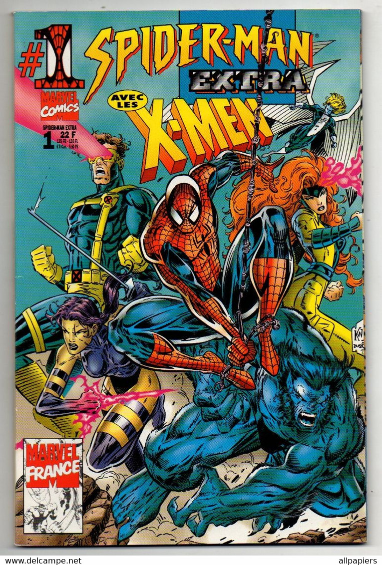 Comics Spider-Man Extra Avec Les X-Men N°1 Quitte Ou Double - L'exilé 4 : Une Promesse à Tenir De 1995 - Spiderman