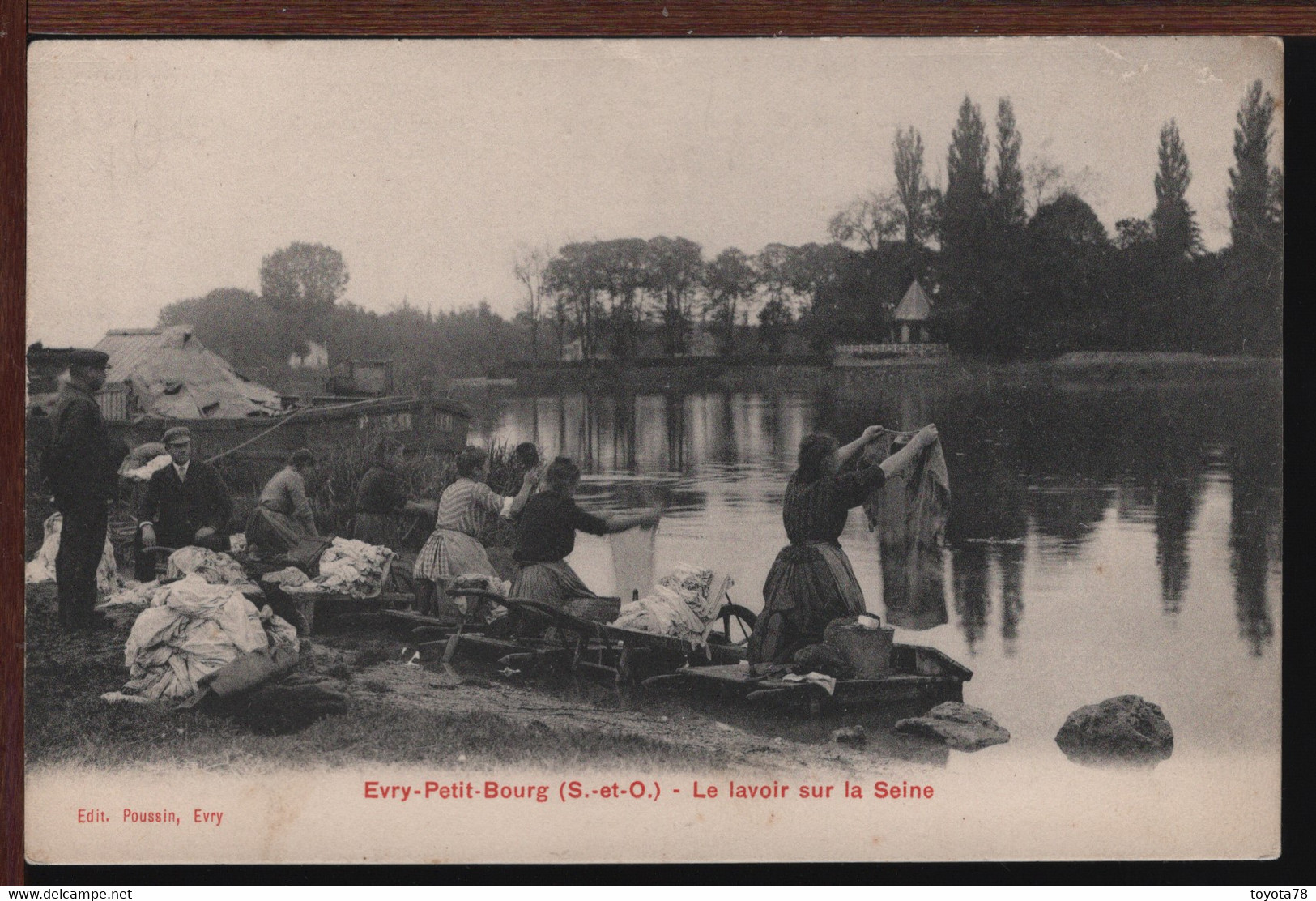 91 - EVRY-PETIT-BOURG - Le Lavoir Sur La Seine ( Laveuses) BEAU PLAN - Autres & Non Classés