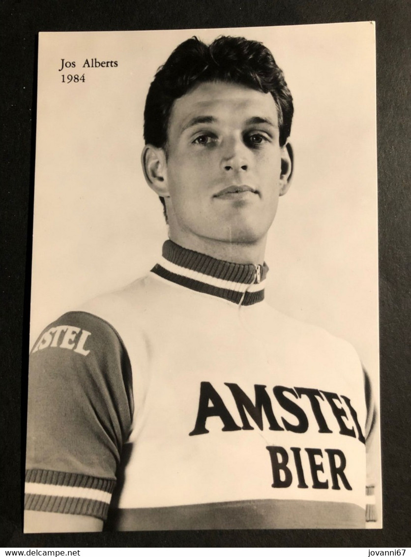 Jos Alberts - Amstel - 1984 - Carte /  Card - Cyclists - Cyclisme - Ciclismo -wielrennen - Cycling