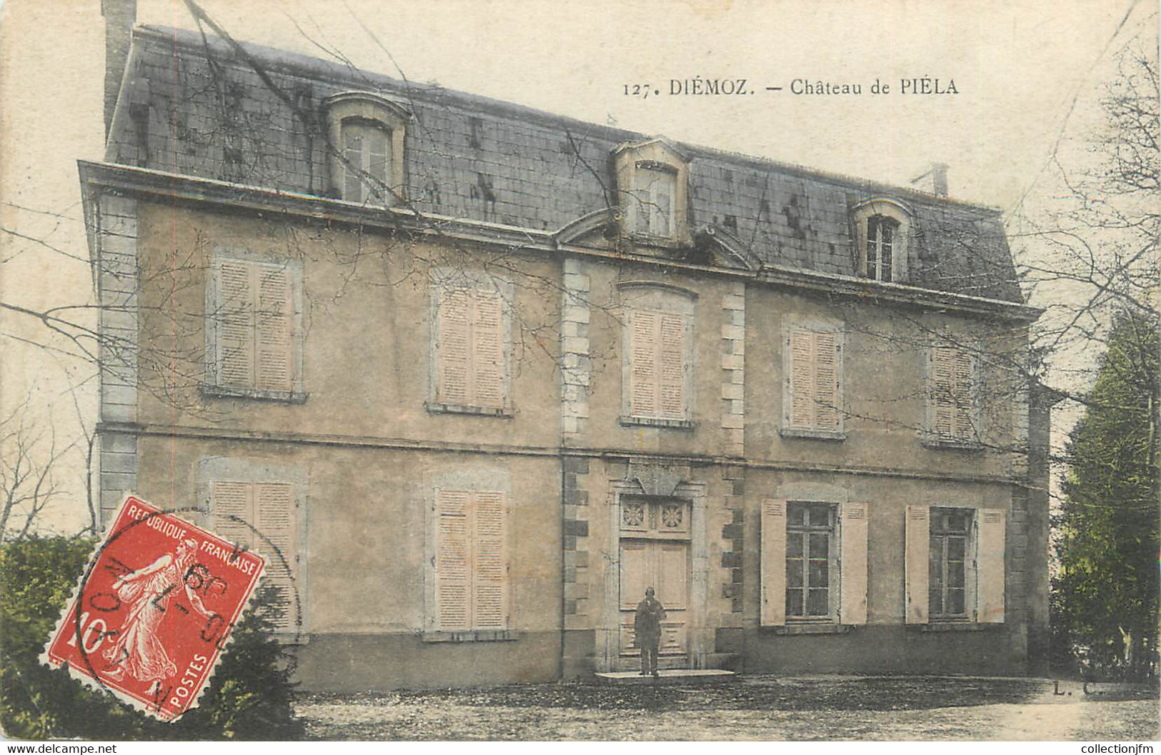 CPA FRANCE 38 " Diémoz, Château De Piela" - Diémoz