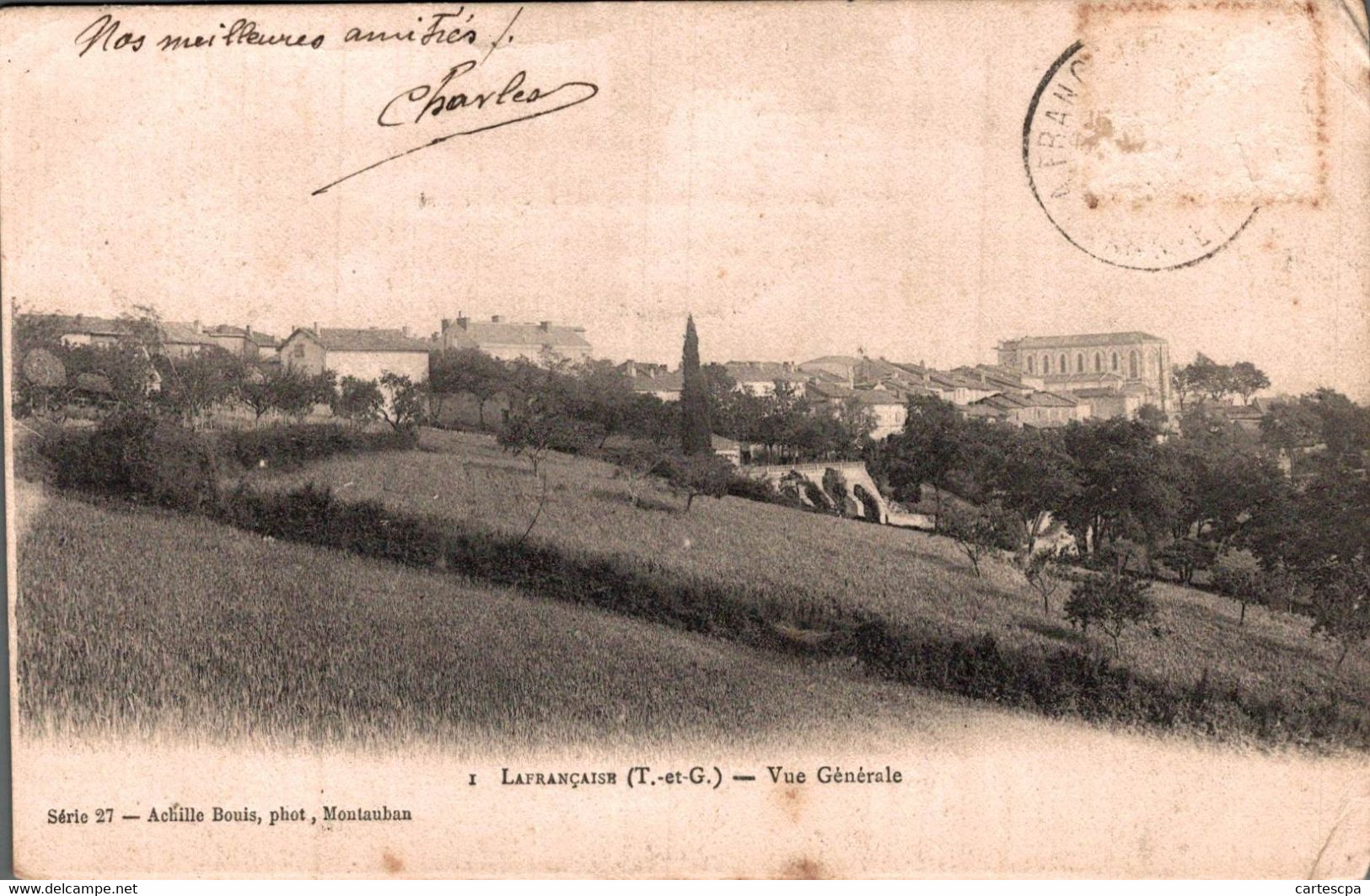 Lafrancaise Vue Generale 1905     CPA - Lafrancaise
