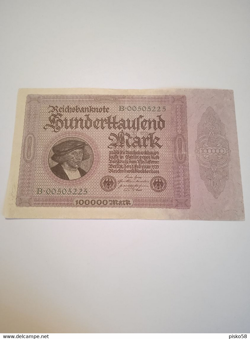 GERMANIA-P83a 100000M 1/2/1923 - 100.000 Mark