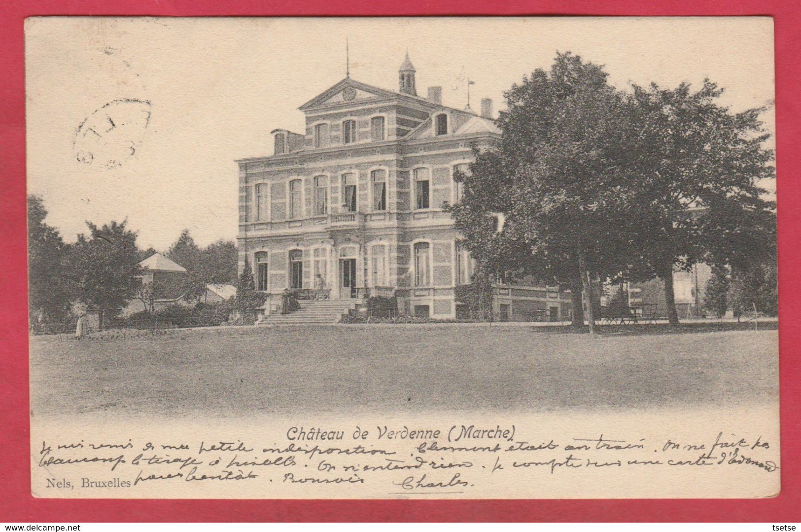 Verdenne - Le Château - 1904 ( Voir Verso ) - Marche-en-Famenne