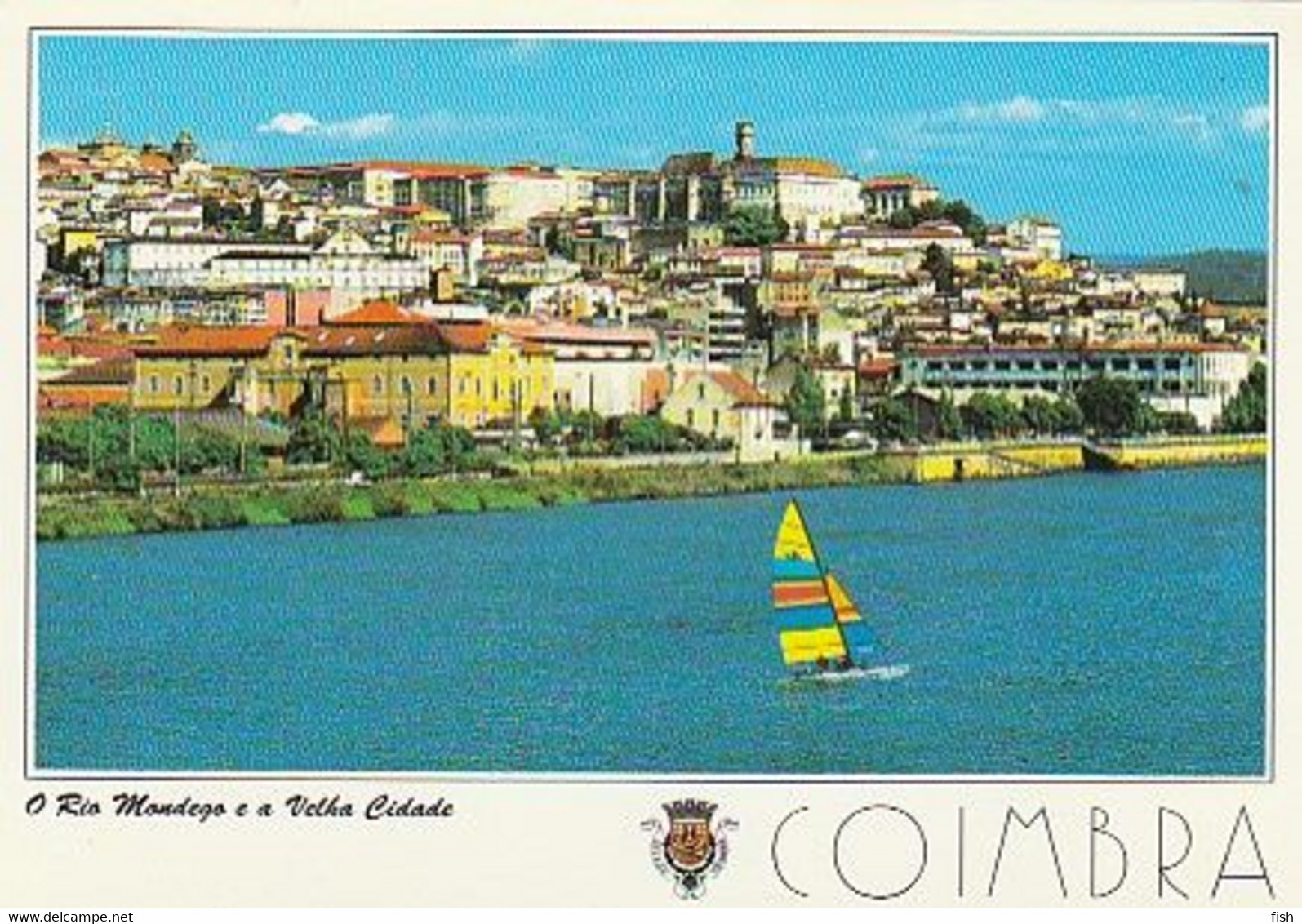 Portugal ** & Postal, Coimbra, O Rio Mondego E A Velha Cidade (24) - Coimbra