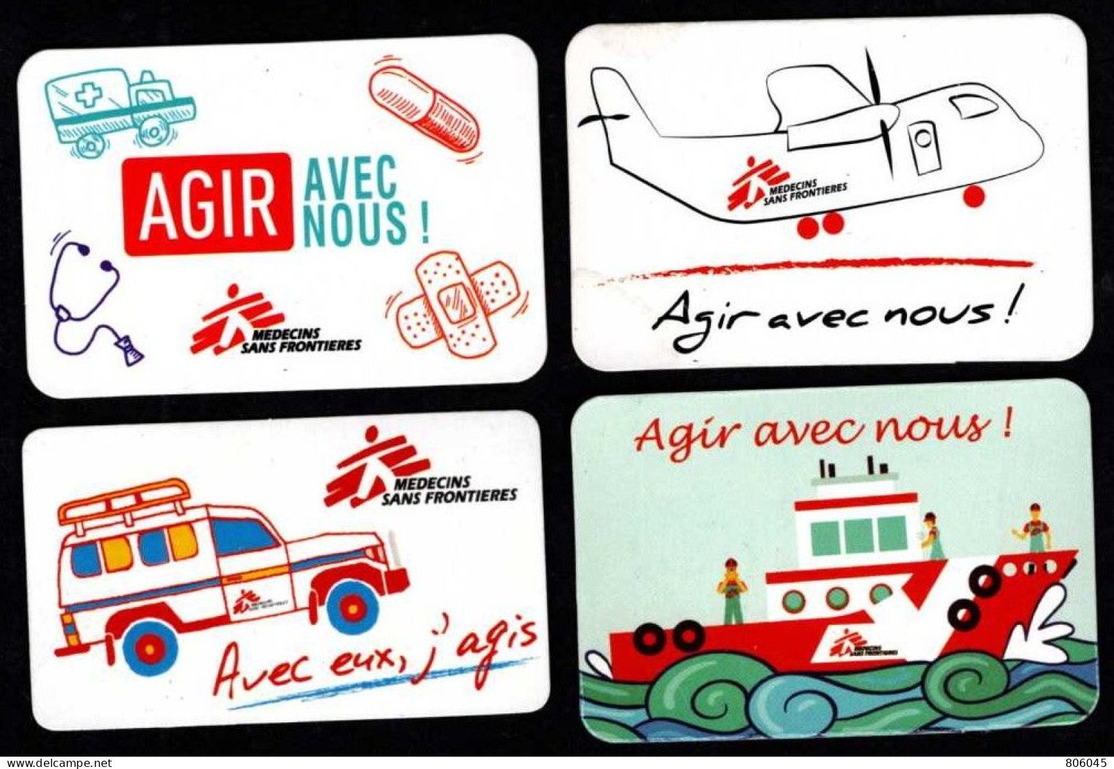 6 Magnets Médecins Sans Frontières - Autres & Non Classés