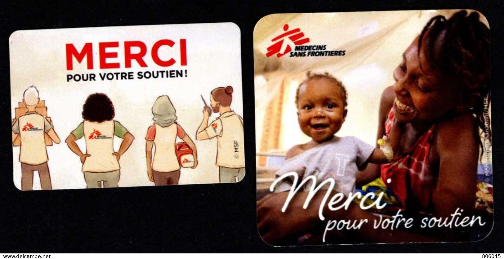 6 Magnets Médecins Sans Frontières - Autres & Non Classés