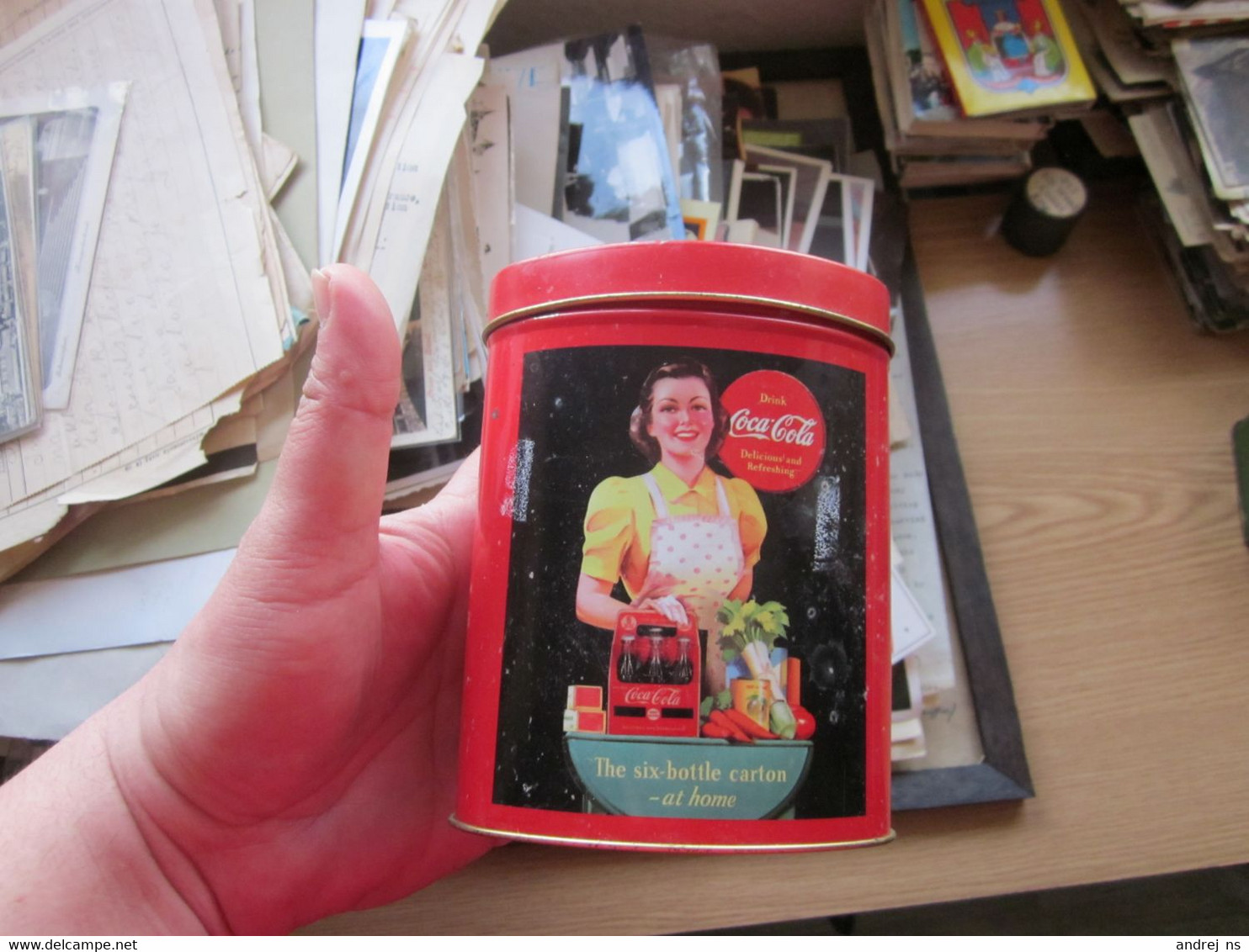 Old Tin Box Coca Cola - Andere & Zonder Classificatie