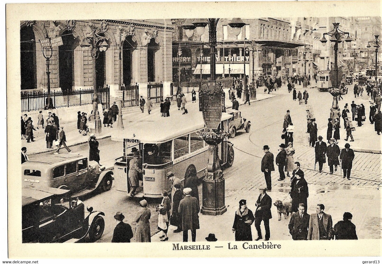 A3 BDR 13 MARSEILLE Plaque Commémorative Assassinat ALEXANDRE 1er De Yougoslavie Le 09/10/1939 Sur La Canebière TBE - Sin Clasificación