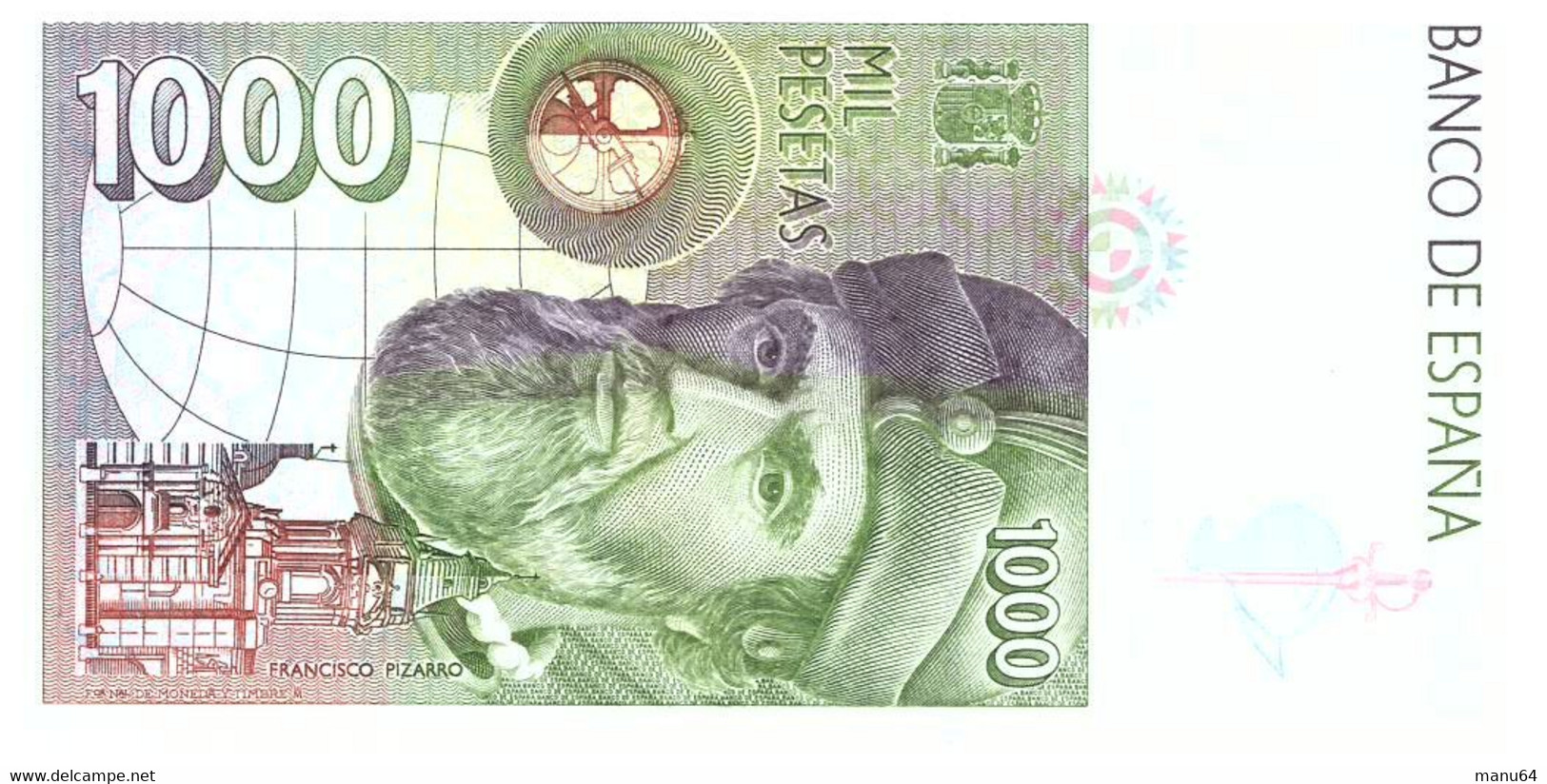 1000 Pesetas Espagnol TTBC - [ 5] Emissioni Ministero Delle Finanze