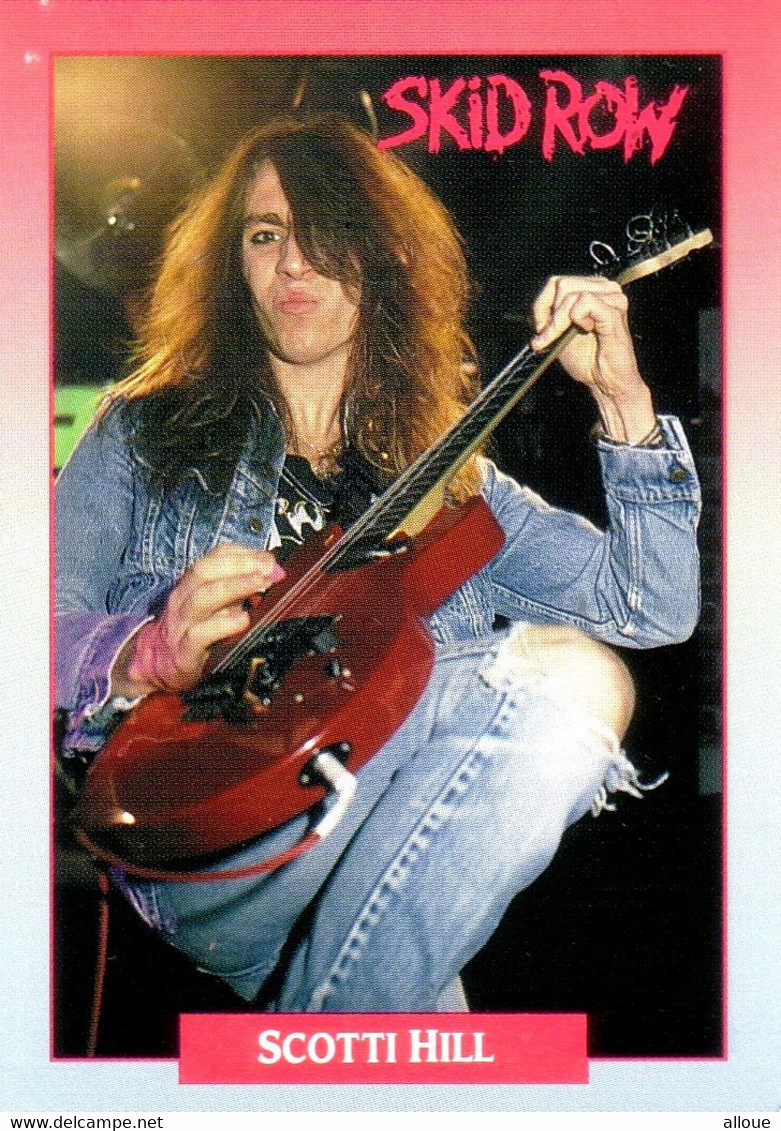 SKID ROW - 9 TRADING CARDS - Other & Unclassified