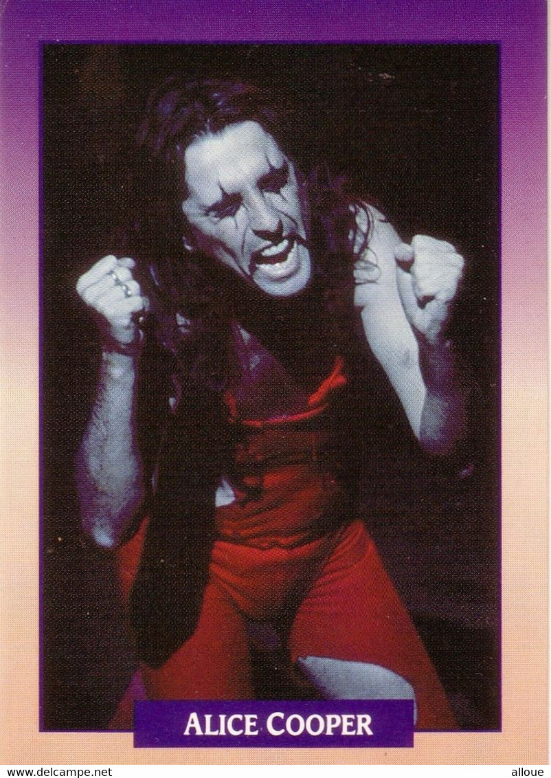 ALICE COOPER - 3 TRADING CARDS EN BON ETAT - Other & Unclassified