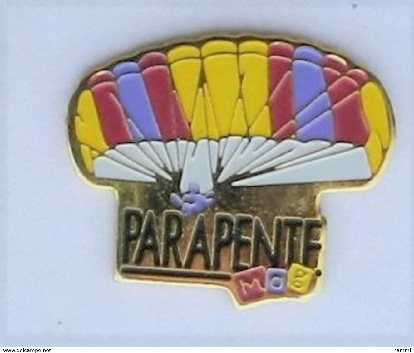 X124 Pin's PARACHUTE PARAPENTE MOG Parachutisme Achat Immédiat - Fallschirmspringen