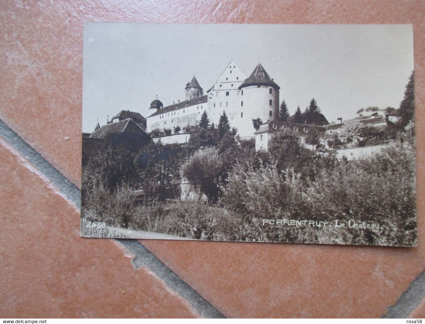 Suisse POSTA MILITARE BATAILLON N.°33 Feldpost 1917 Su Cartolina Porrentruy Canton Giura - Postmarks