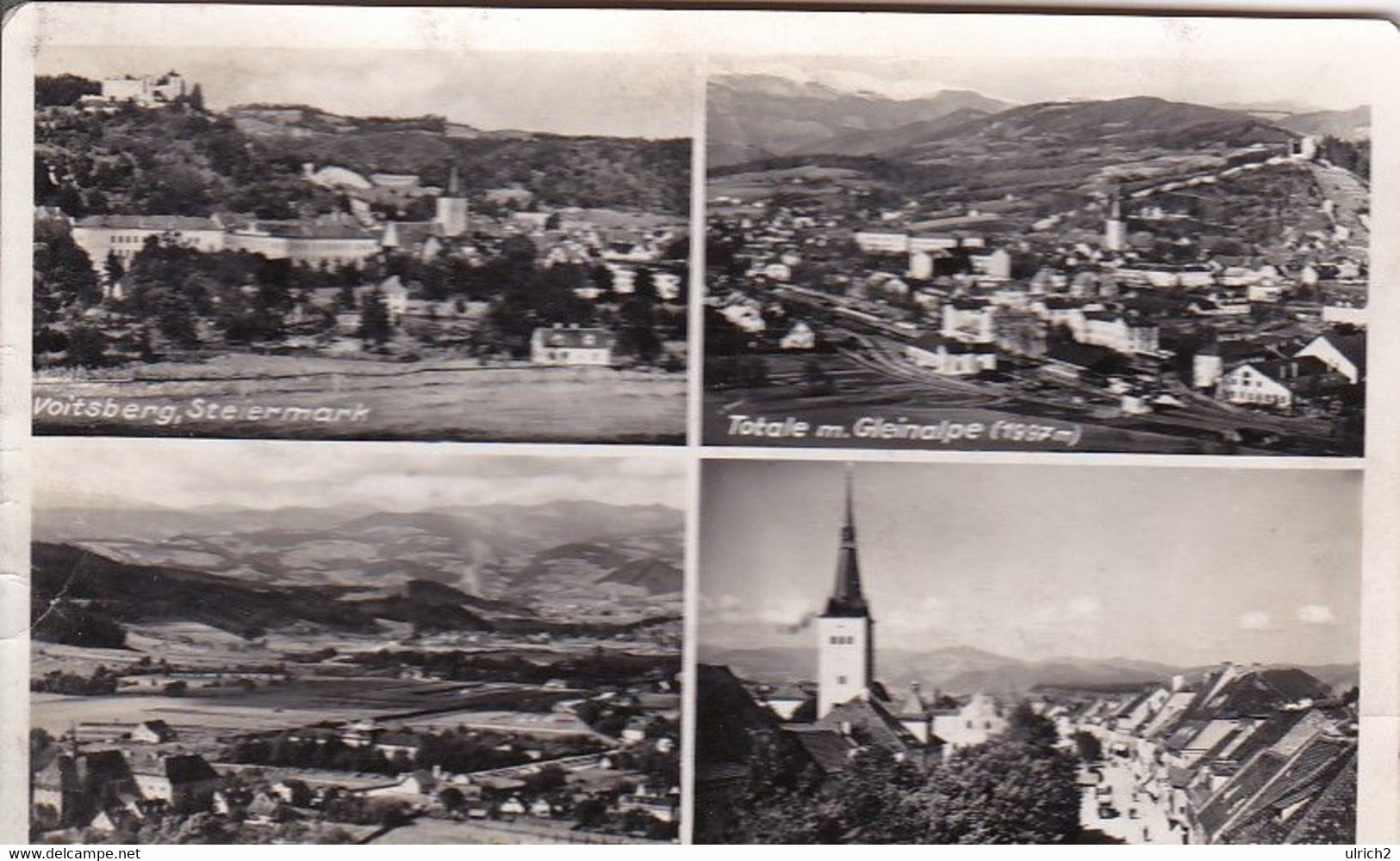 AK Voitsberg - Gleinalpe Schlossberg Hauptplatz - 1955 (55943) - Voitsberg