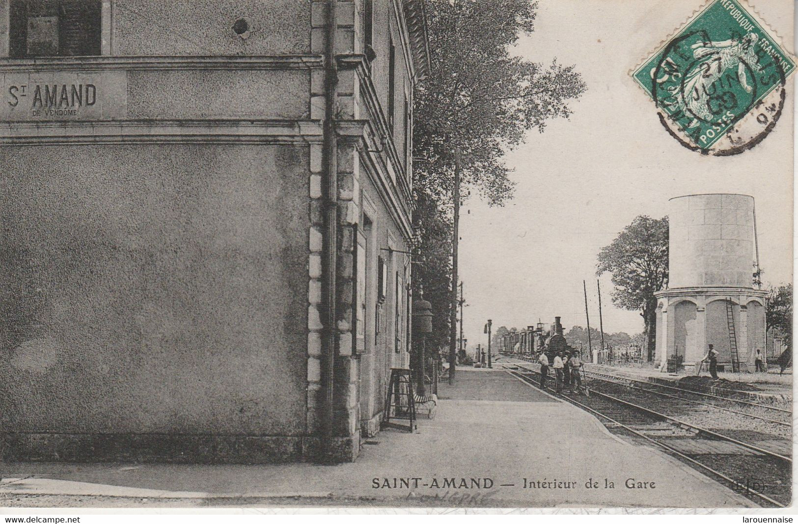 41 - SAINT AMAND - Intérieur De La Gare - Saint Amand Longpre