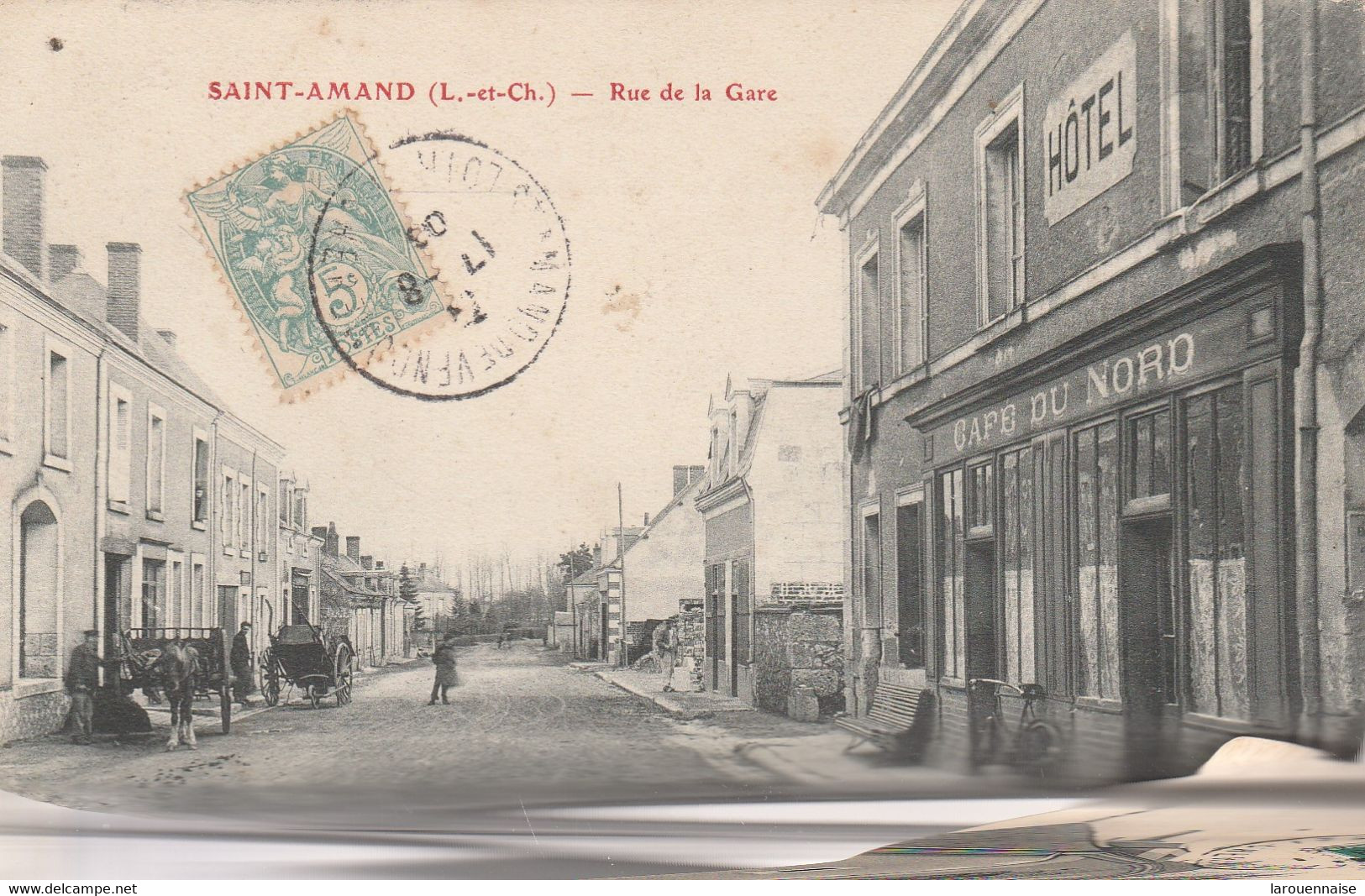 41 - SAINT AMAND - Rue De La Gare - Saint Amand Longpre