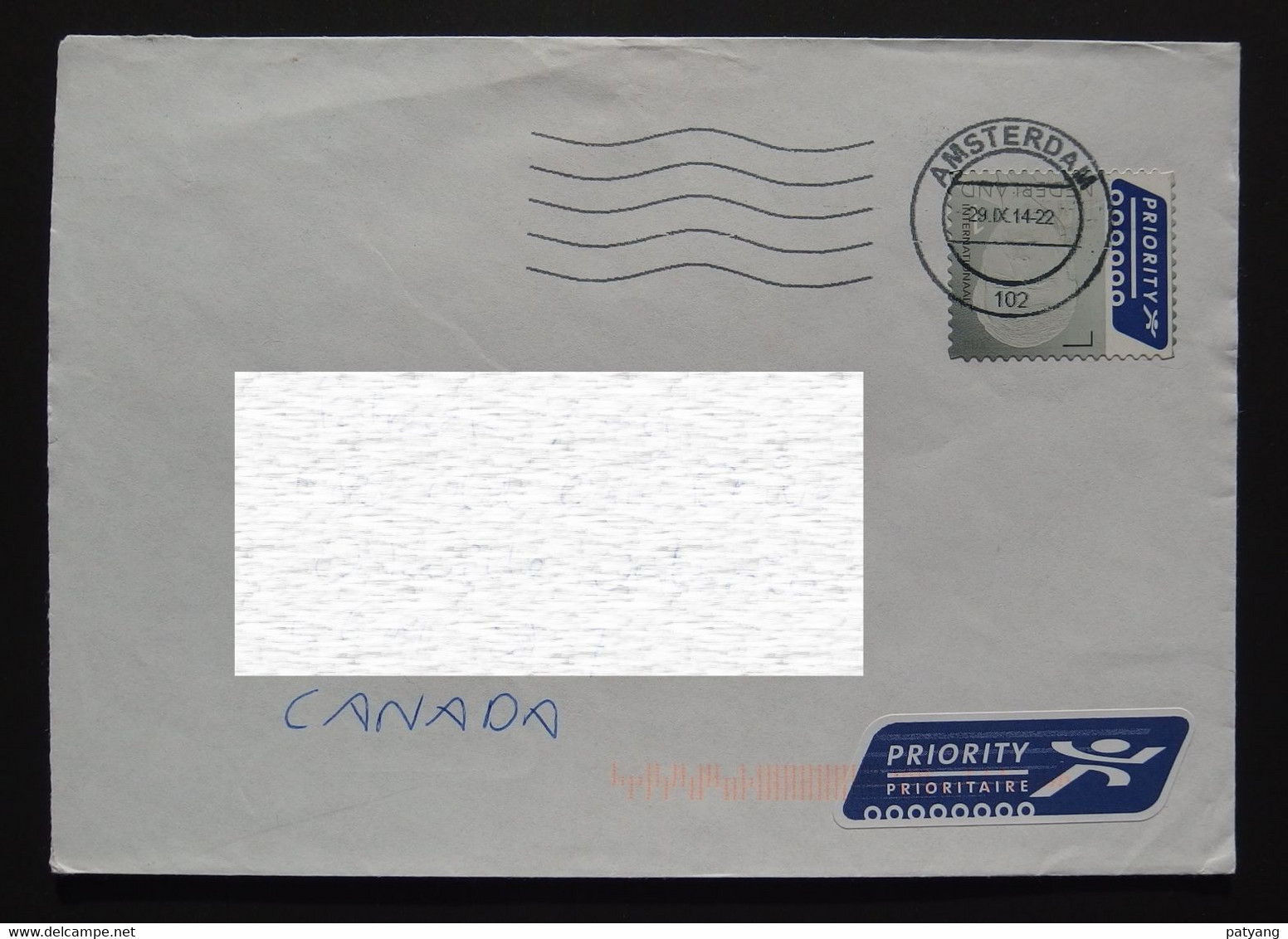 2014 Netherlands To Canada Cover - Covers & Documents