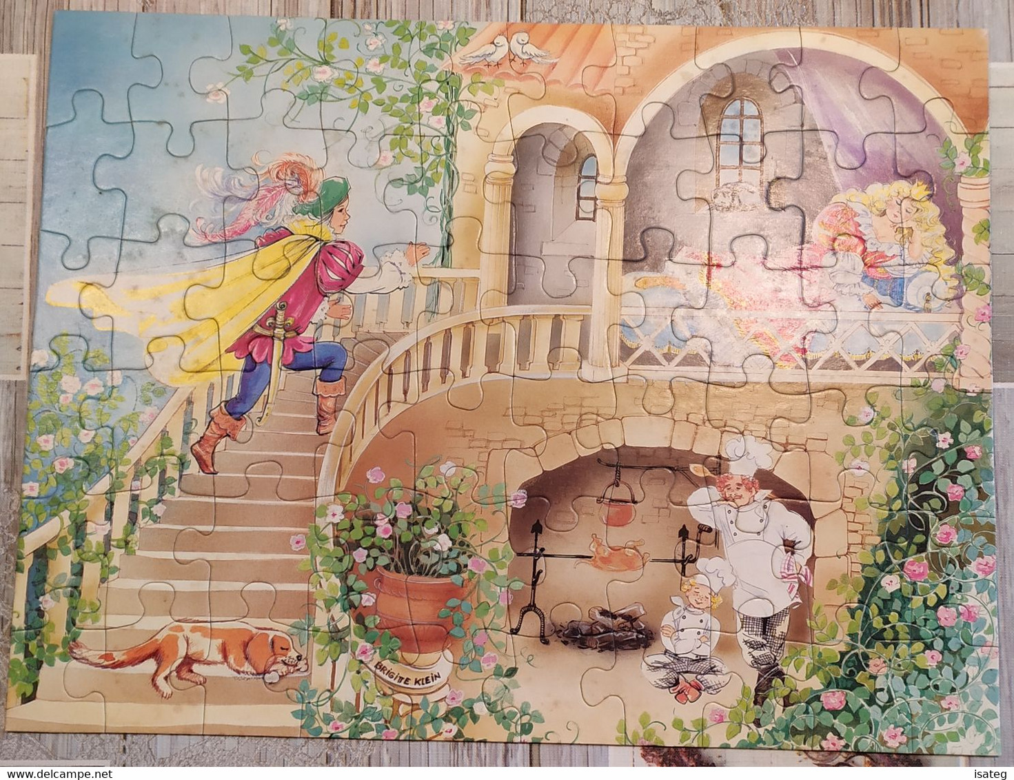 Puzzle Vintage "La Belle Au Bois Dormant" - 60 Pièces - Nathan - Puzzles