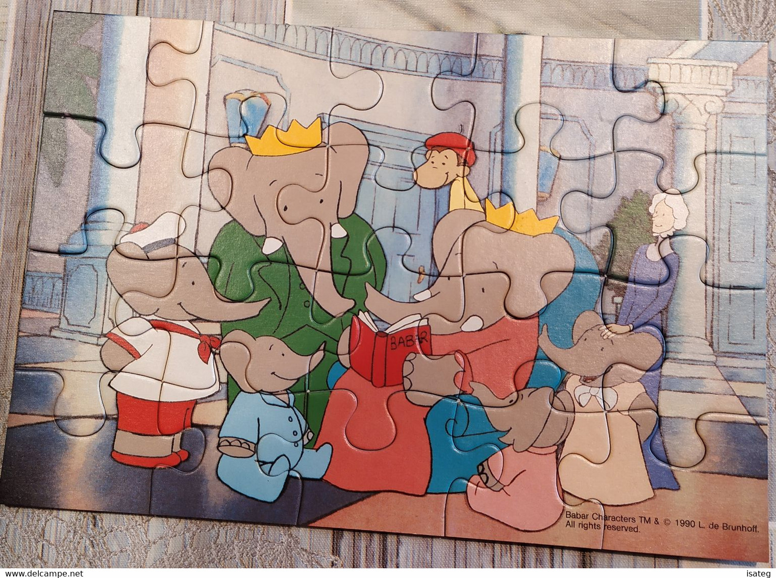 Puzzles Vintage "Babar, Petit Roi" - 2 X 20 Pièces / Ravensburger - Puzzles