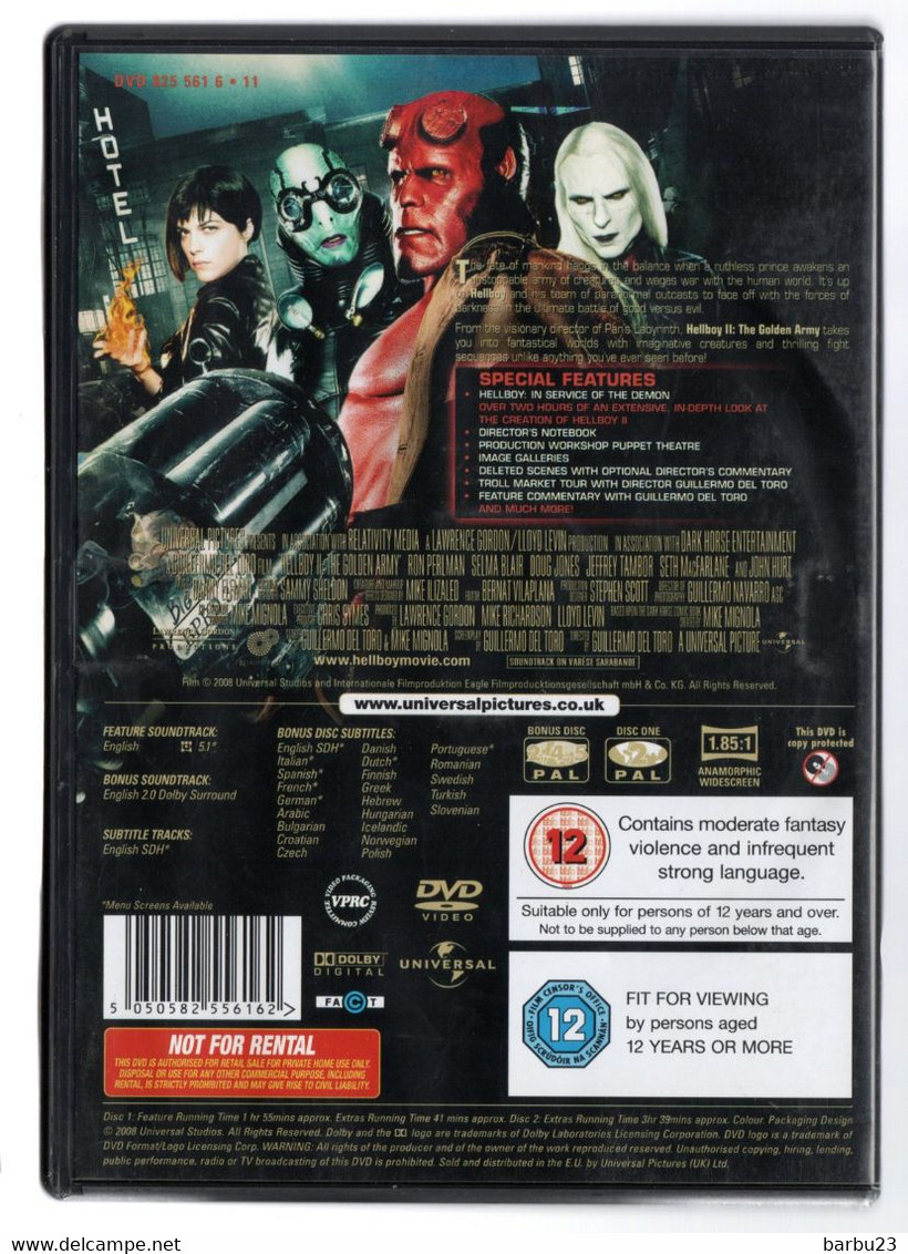 DVD Film Hellboy II The Golden Army - Mystery