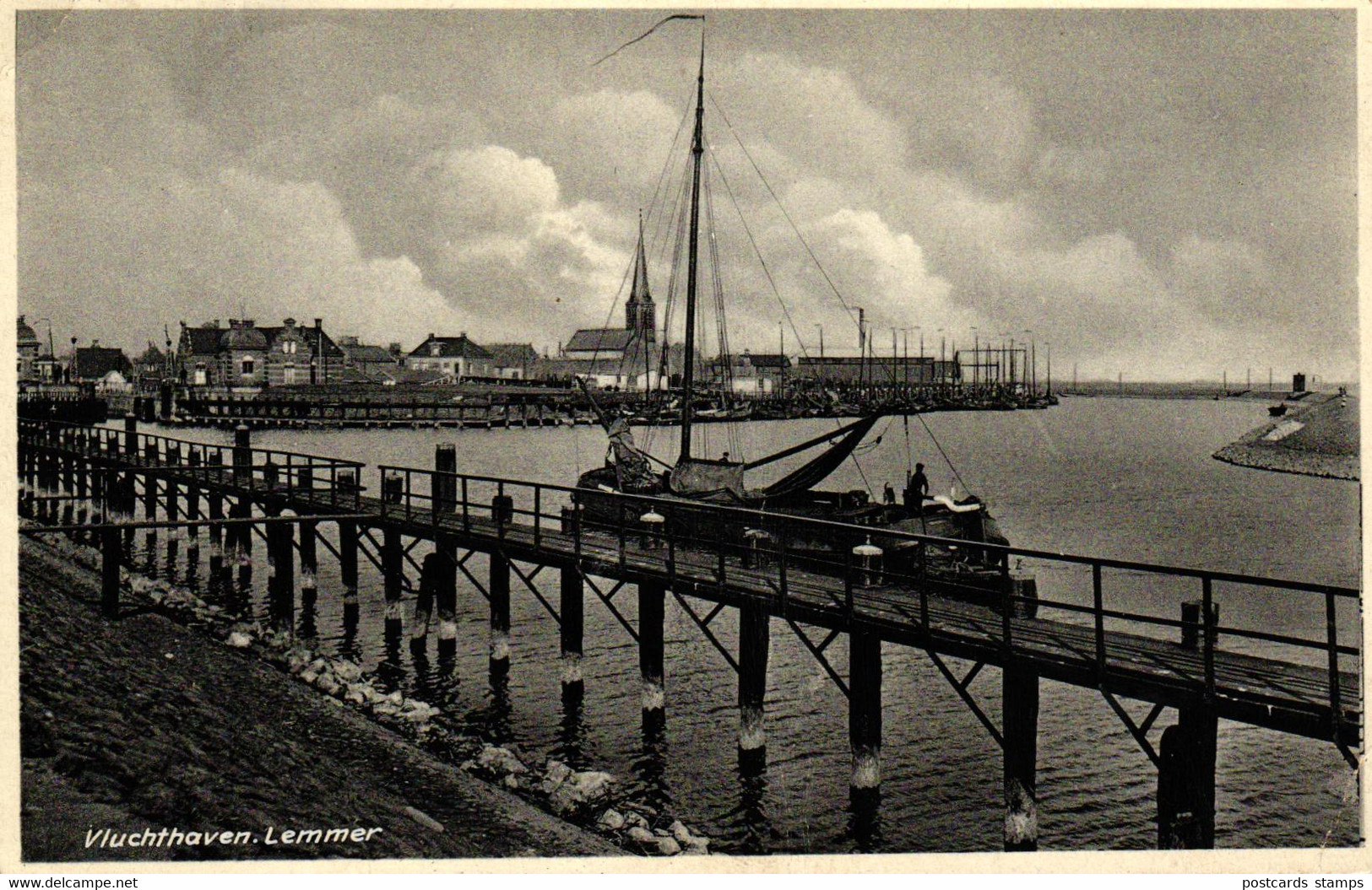 Lemmer, Vlujchthaven, Um 1930 - Lemmer