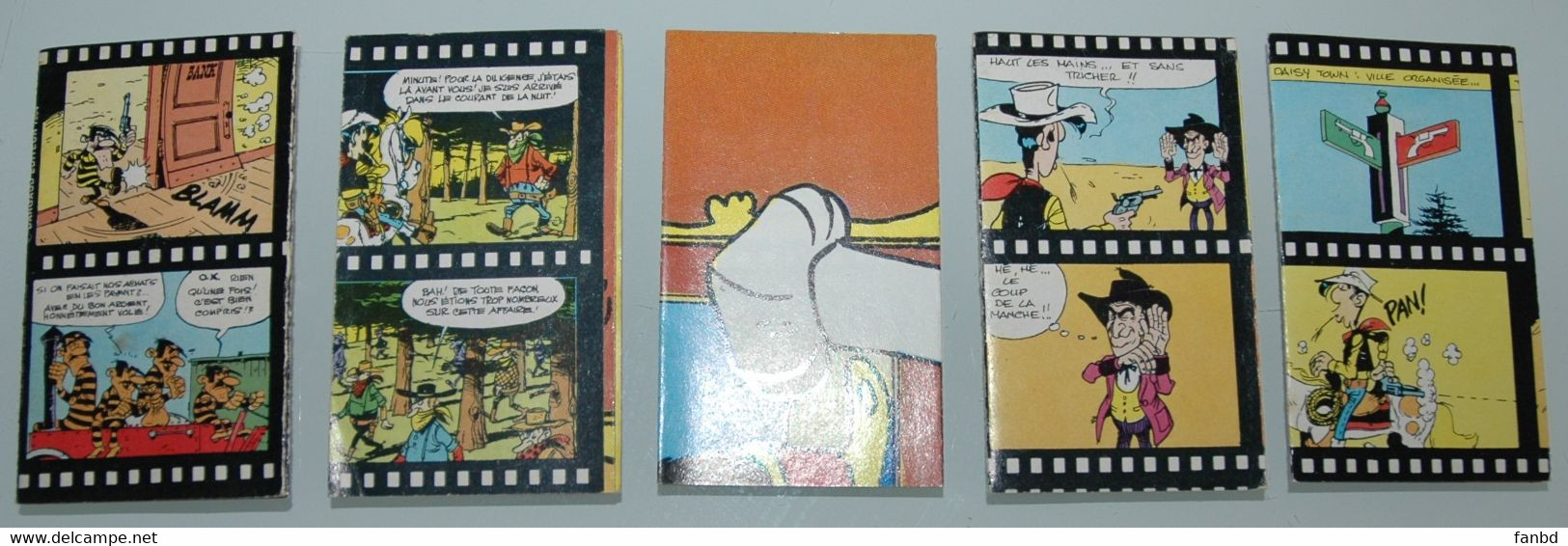 Lucky Luke 5 Strips Morris Vache GROSJEAN Dargaud 1984 - Collections