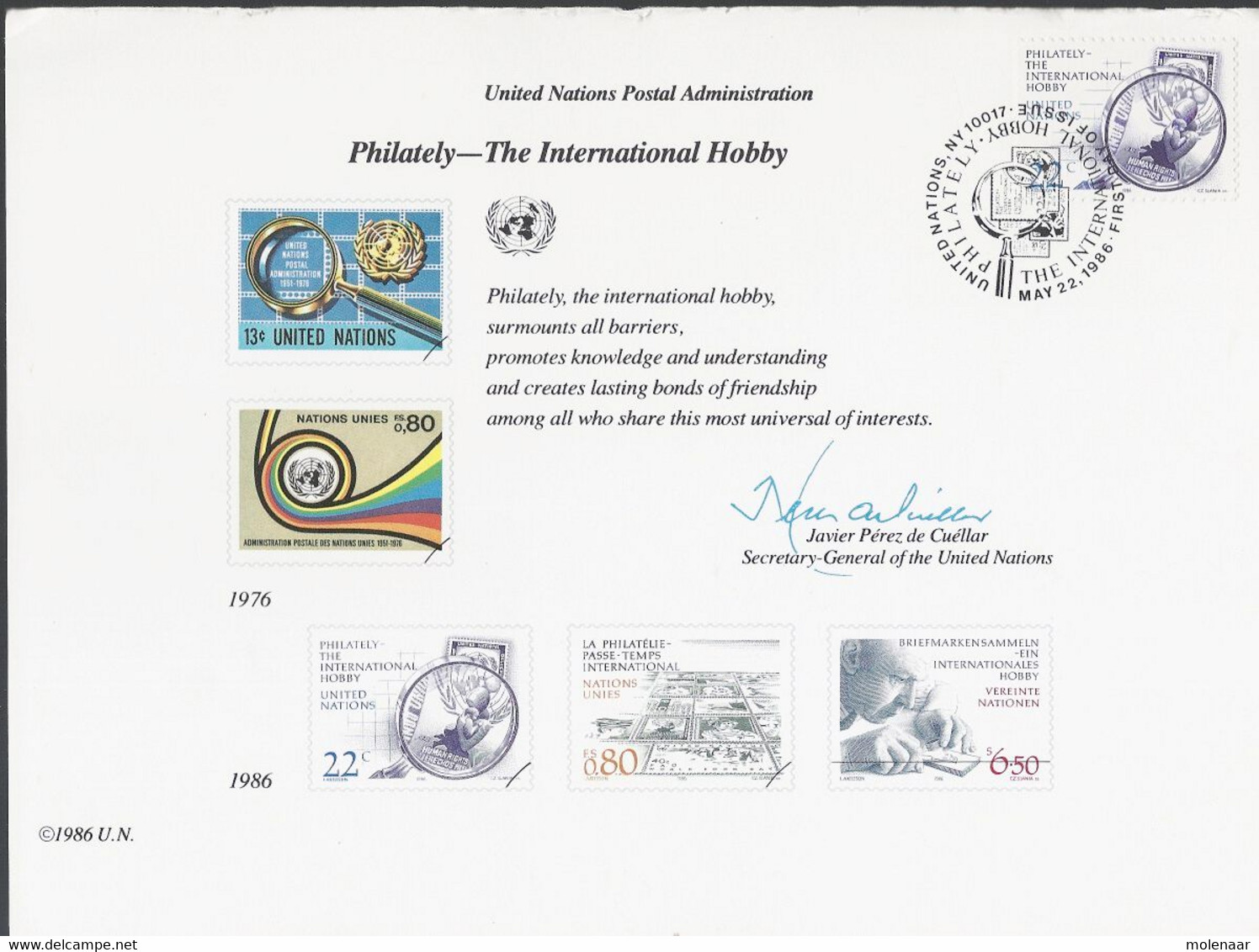 UNO Philately The International Hobby (1222) - Altri & Non Classificati