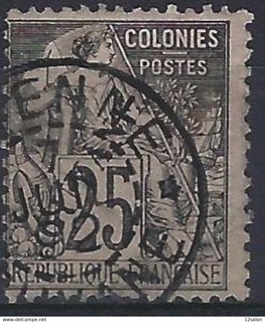 FRANCE GUYANE N° 23 Obl CAYENNE GUYANE - Used Stamps