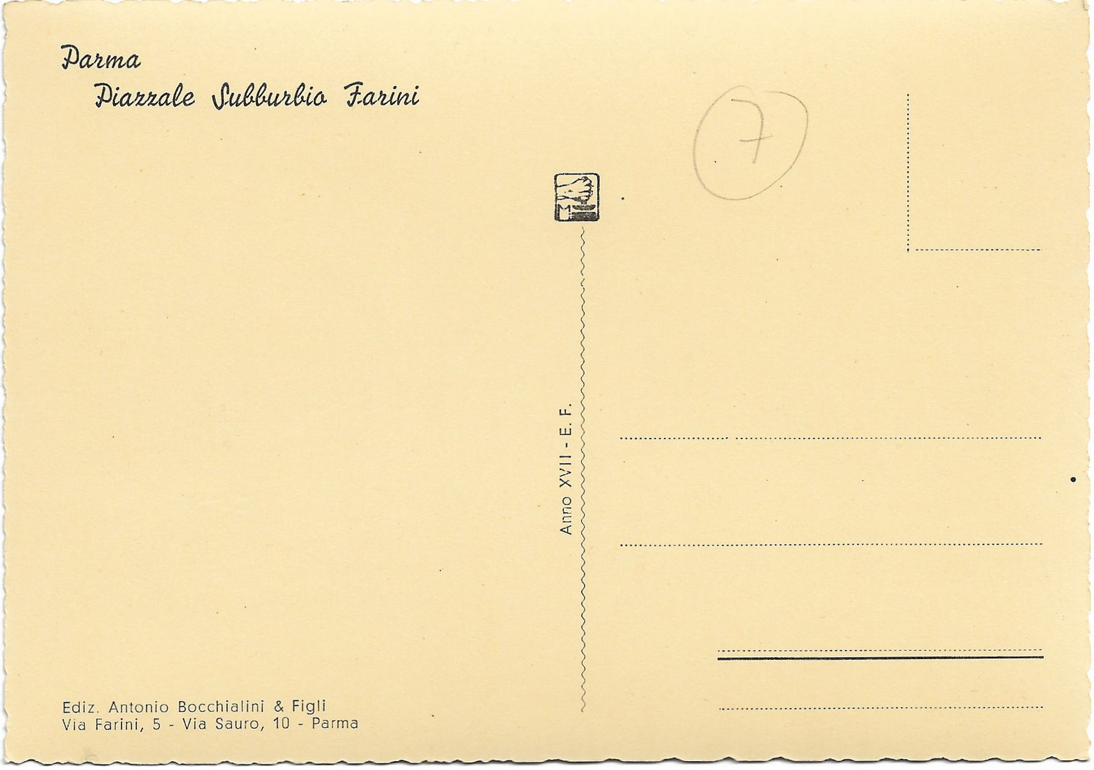 1928-Parma Piazzale Subburbio Farini - Parma