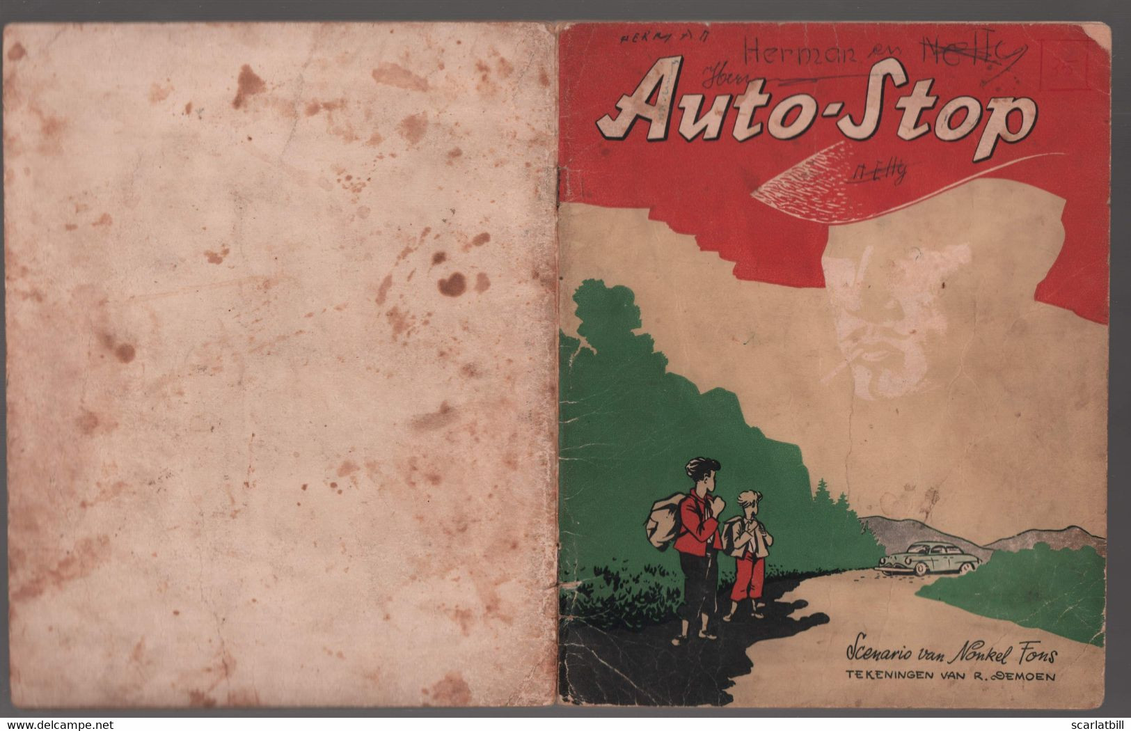 Altiora Averbode Johnny En Annie: Auto-stop (Renaat Demoen) 1953 - Altri & Non Classificati