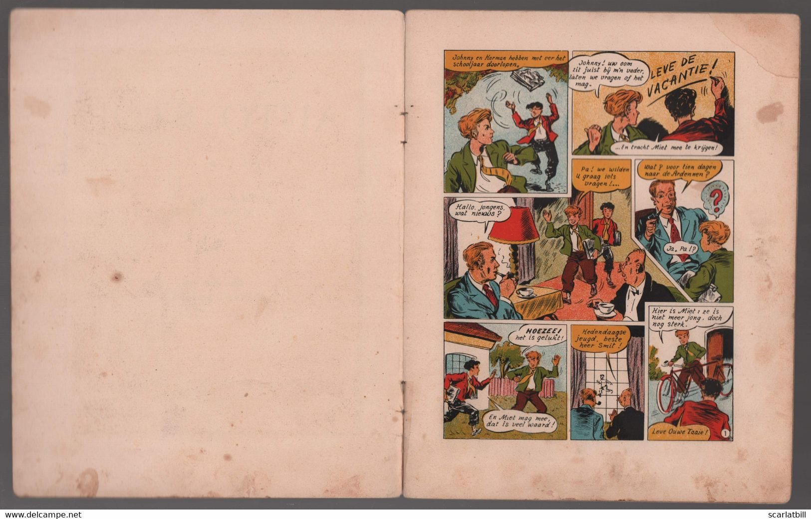 Altiora Averbode Johnny En Annie: Auto-stop (Renaat Demoen) 1953 - Altri & Non Classificati