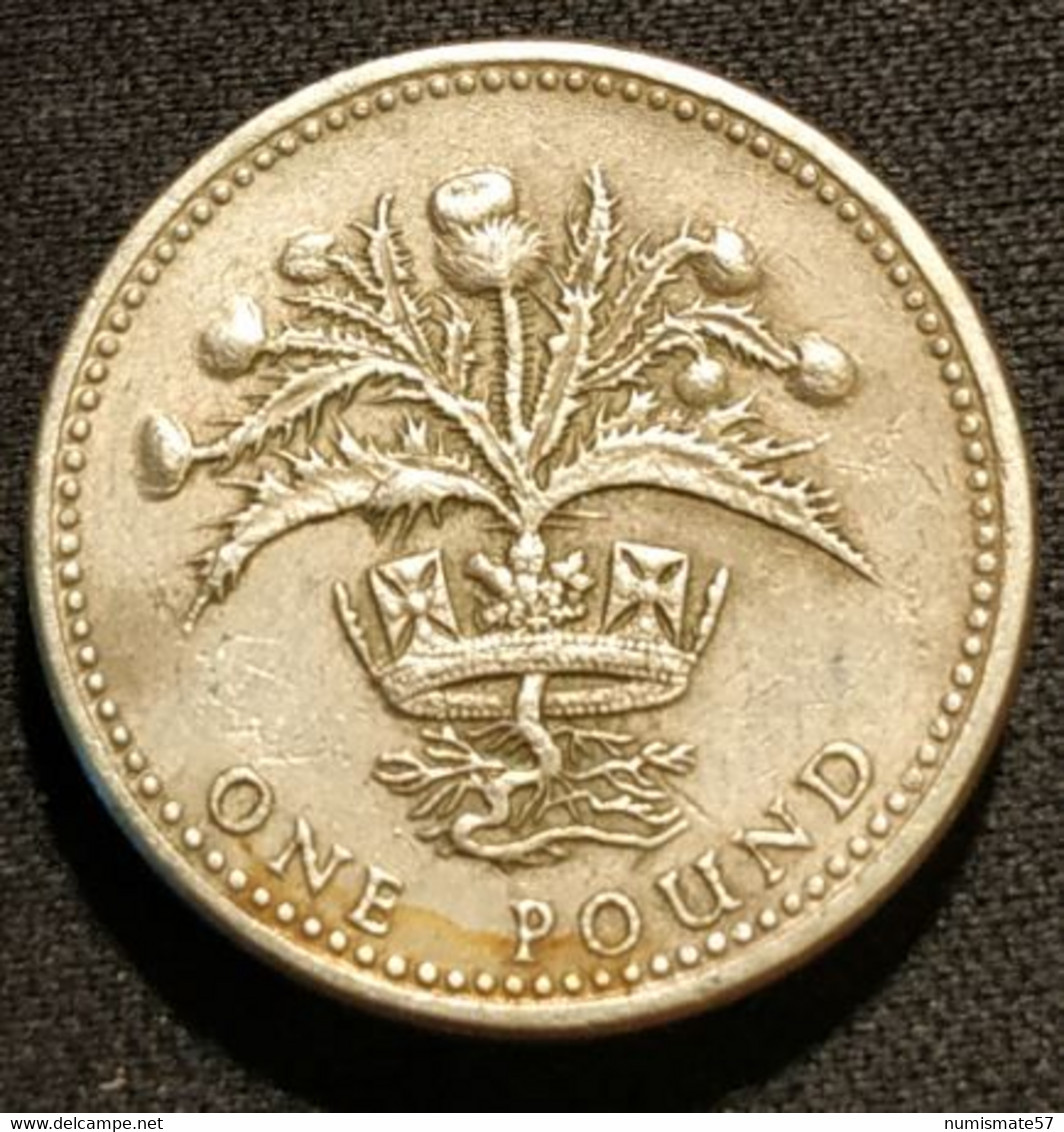 GRANDE BRETAGNE - 1 POUND 1984 - Elizabeth II - 2e Effigie - Chardon écossais - KM 934 - 1 Pound