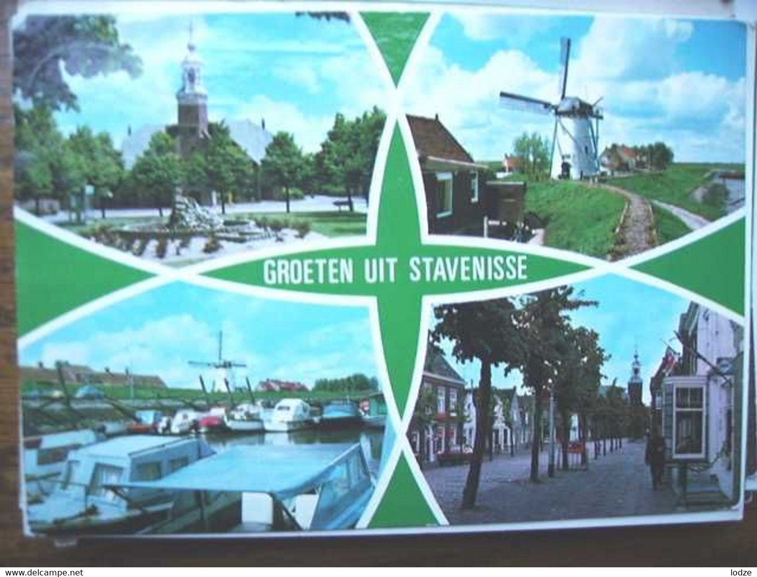 Nederland Holland Pays Bas Stavenisse Met Dorp In Groen - Stavenisse