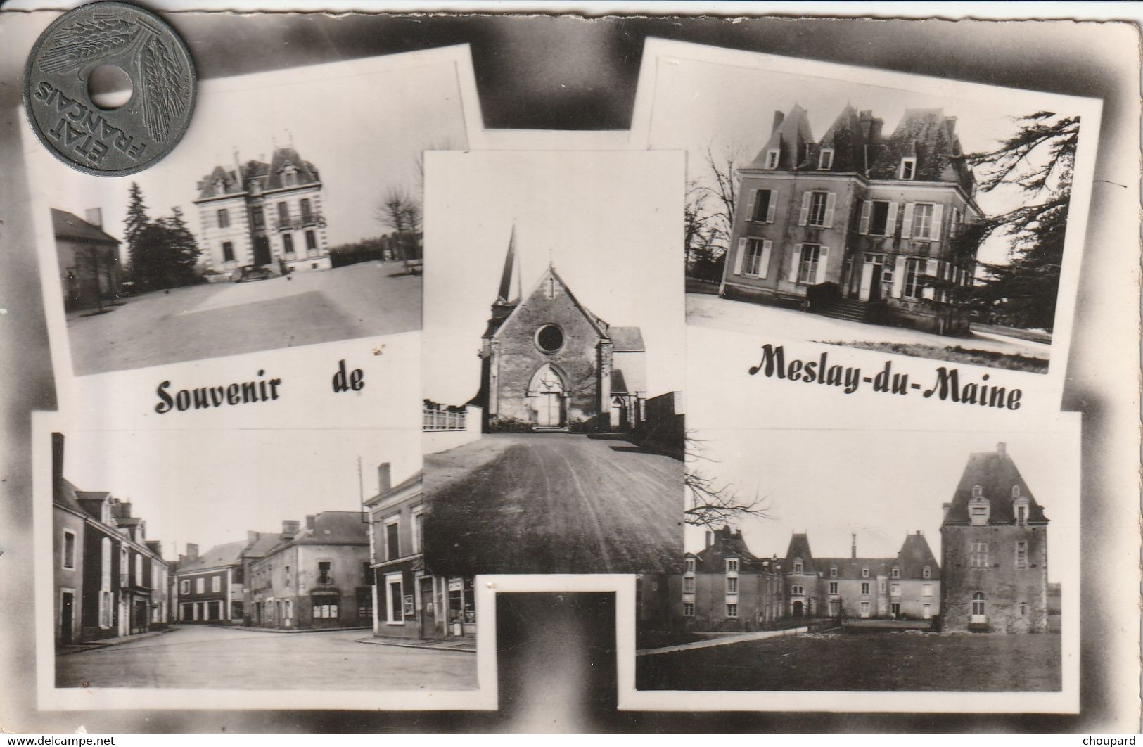 53 - Très Belle Carte Postale Semi Moderne De    Melay Du Maine    Multi Vues - Meslay Du Maine