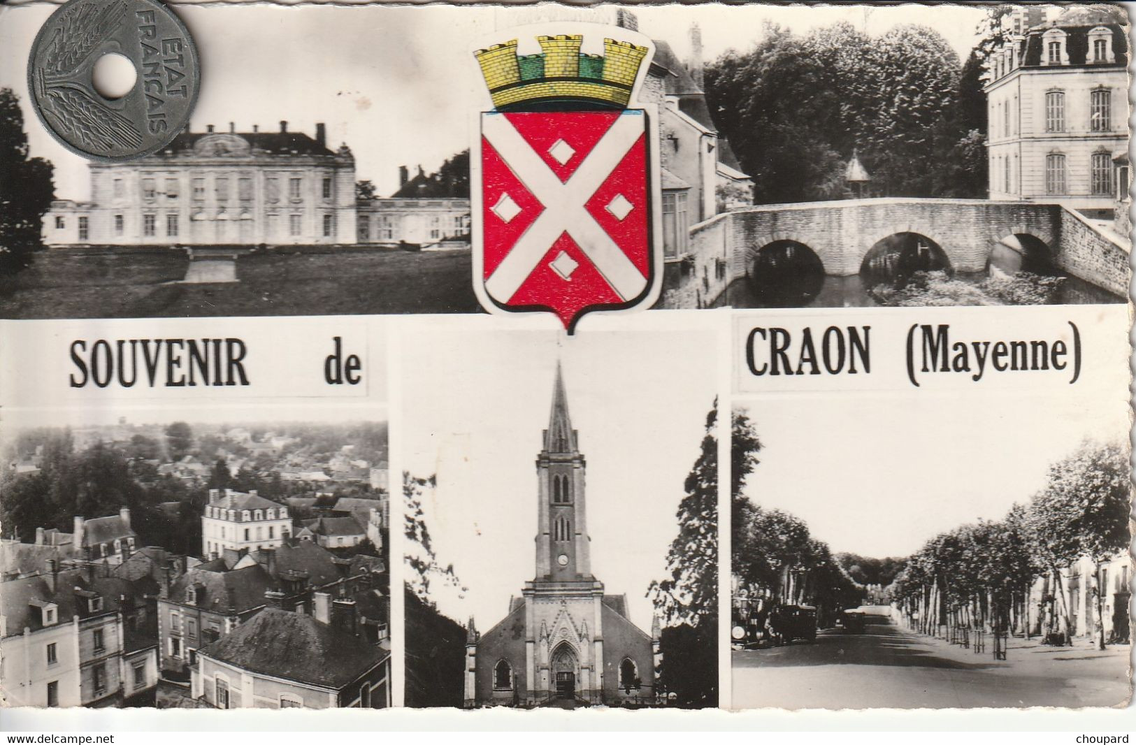 53 - Très Belle Carte Postale Semi Moderne De  Souvenir De Craon   Multi Vues - Craon