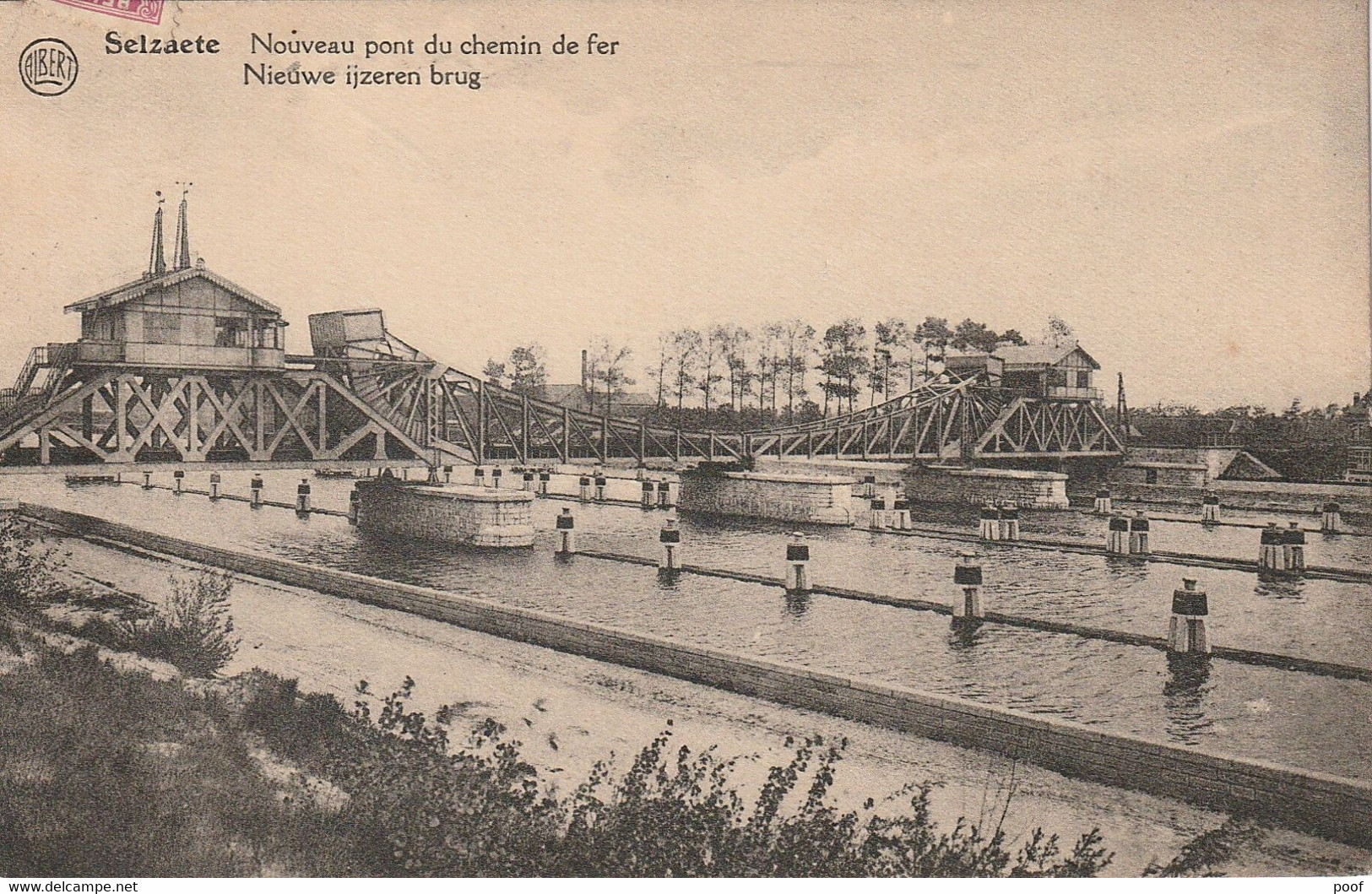 Selzaete / Zelzate : Nieuwe Ijzeren Brug --- 1927 - Zelzate