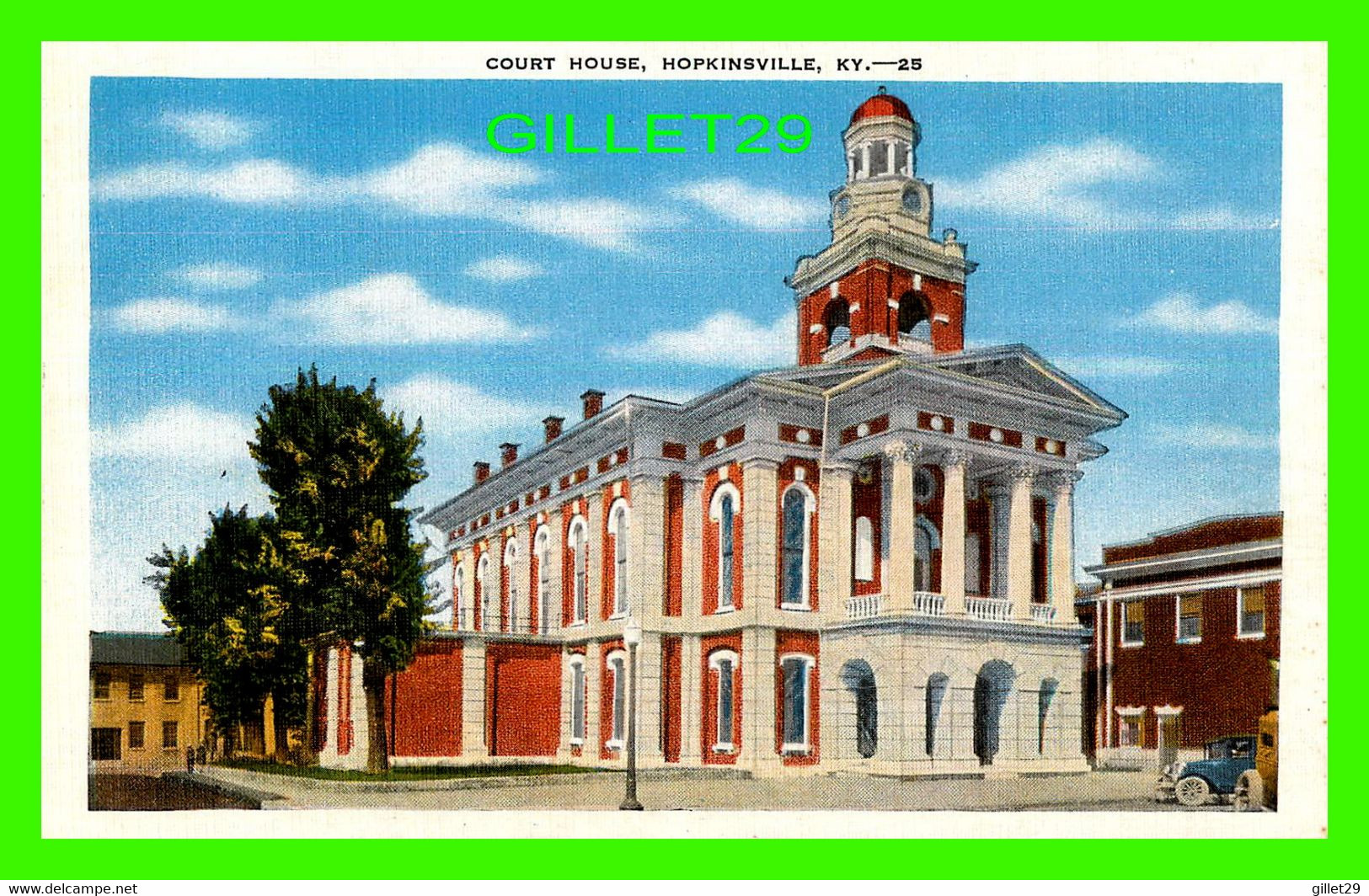 HOPKINSVILLE, KY - COURT HOUSE - WRITTEN IN 1949 -  E. C. KROPP CO - - Hopkinsville