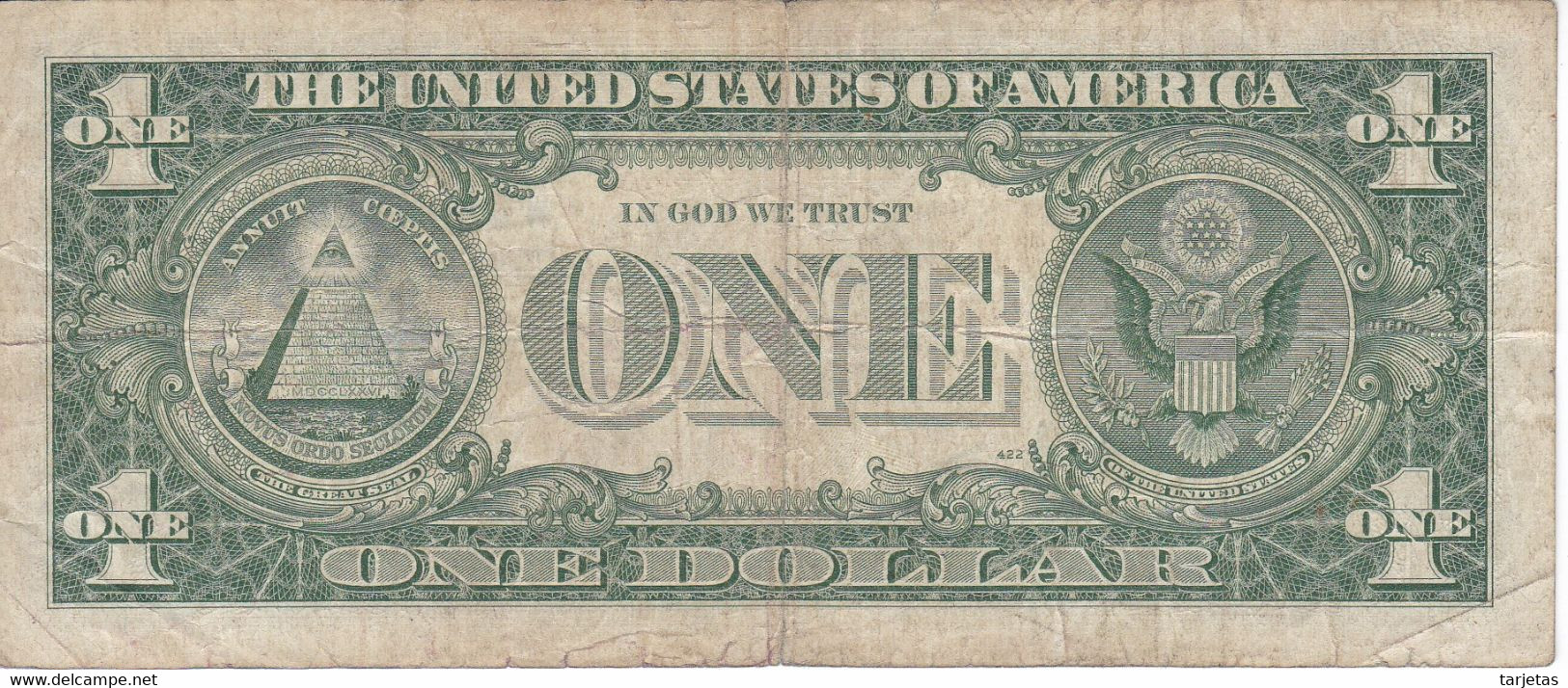 BILLETE DE ESTADOS UNIDOS DE 1 DOLLAR DEL AÑO 1957 A LETRA W-A WASHINGTON  (BANK NOTE) - Biljetten Van De  Federal Reserve (1928-...)