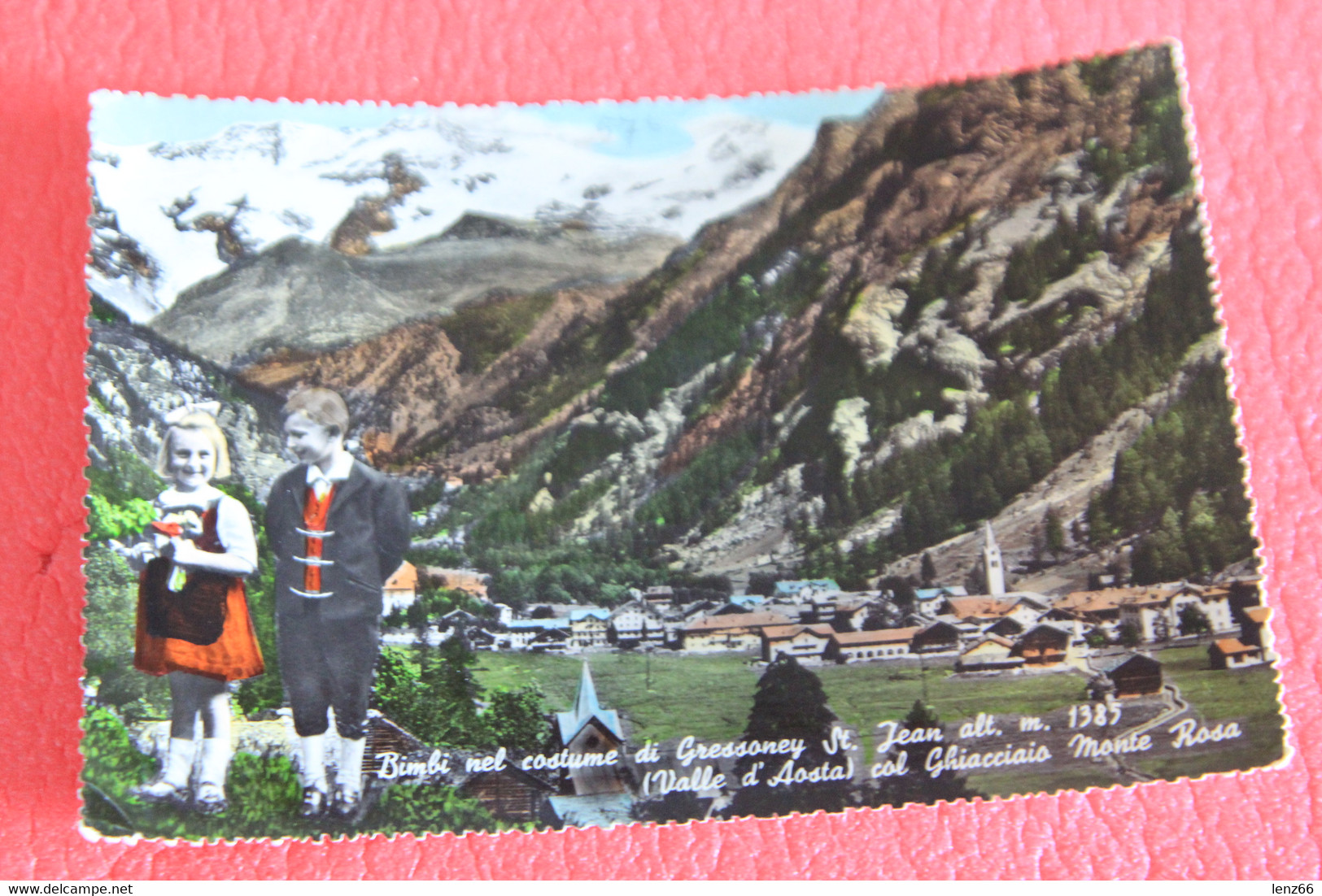 Aosta Gressoney St. Jean + Costumi Trachten 1956 - Other & Unclassified