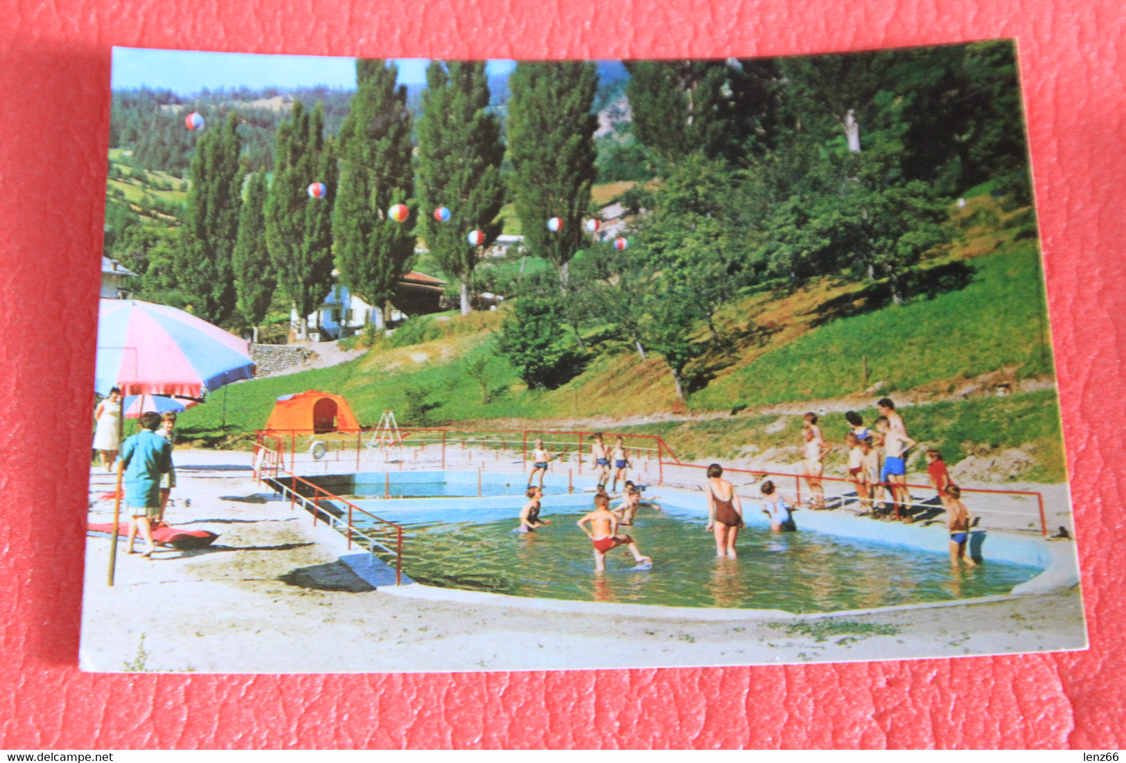 Aosta Gignod Il Camping Europa Pubblicitaria Cartolina Che Permetteva 7 Gg Di Campeggio Gratuito Nel 1969 NV - Altri & Non Classificati