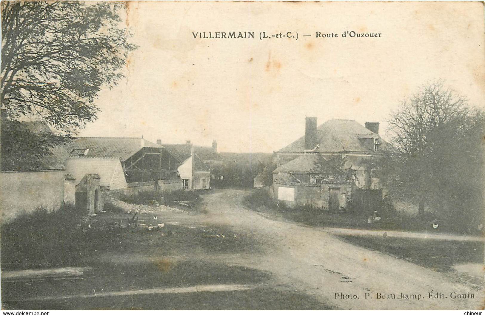 VILLERMAIN ROUTE D'OUZOUER - Autres & Non Classés