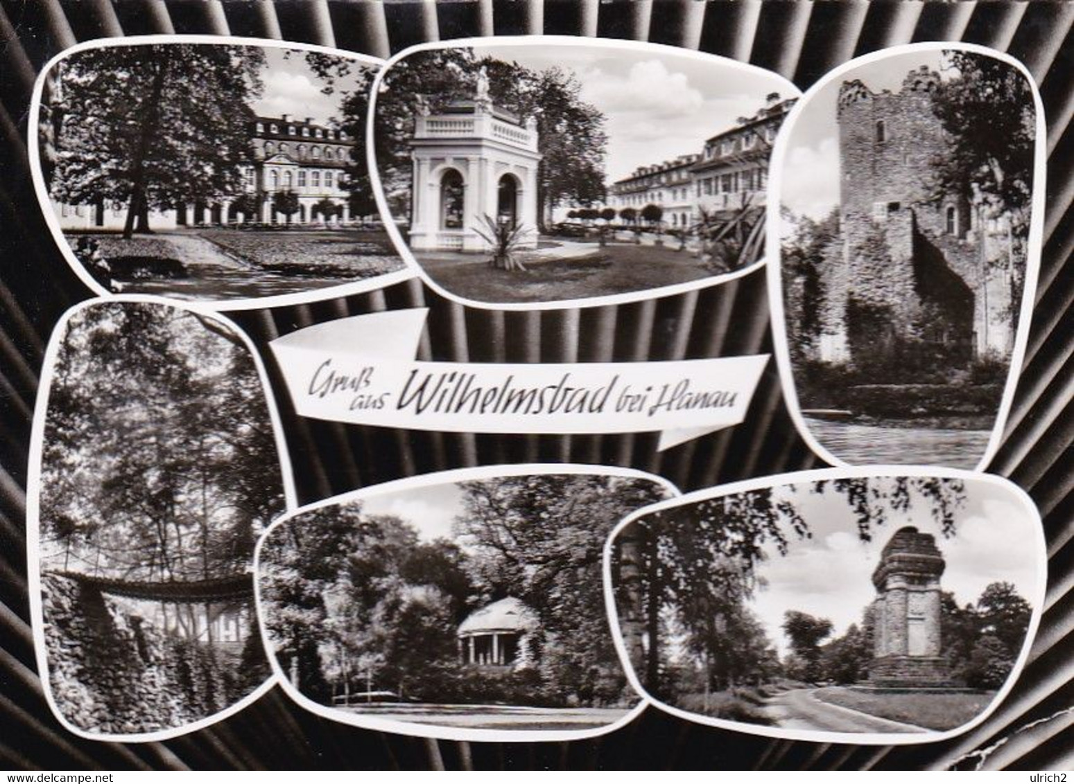 AK Gruß Aus Wilhelmsbad Bei Hanau - Mehrbildkarte - 1964 (55968) - Hanau