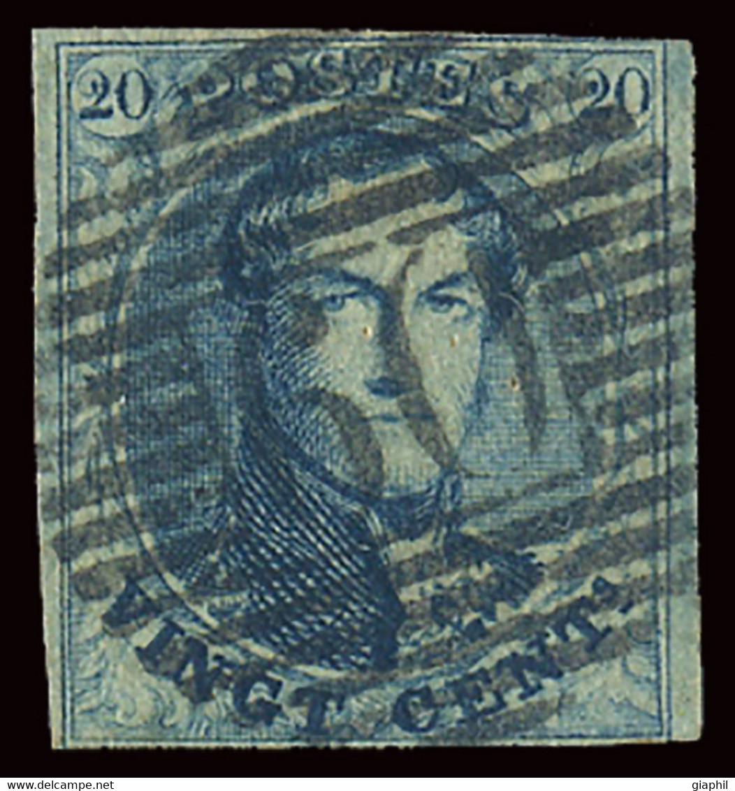 BELGIUM BELGIQUE BELGIO 1849-50 20 CENT. USED OFFER! - 1849-1850 Medaillen (3/5)