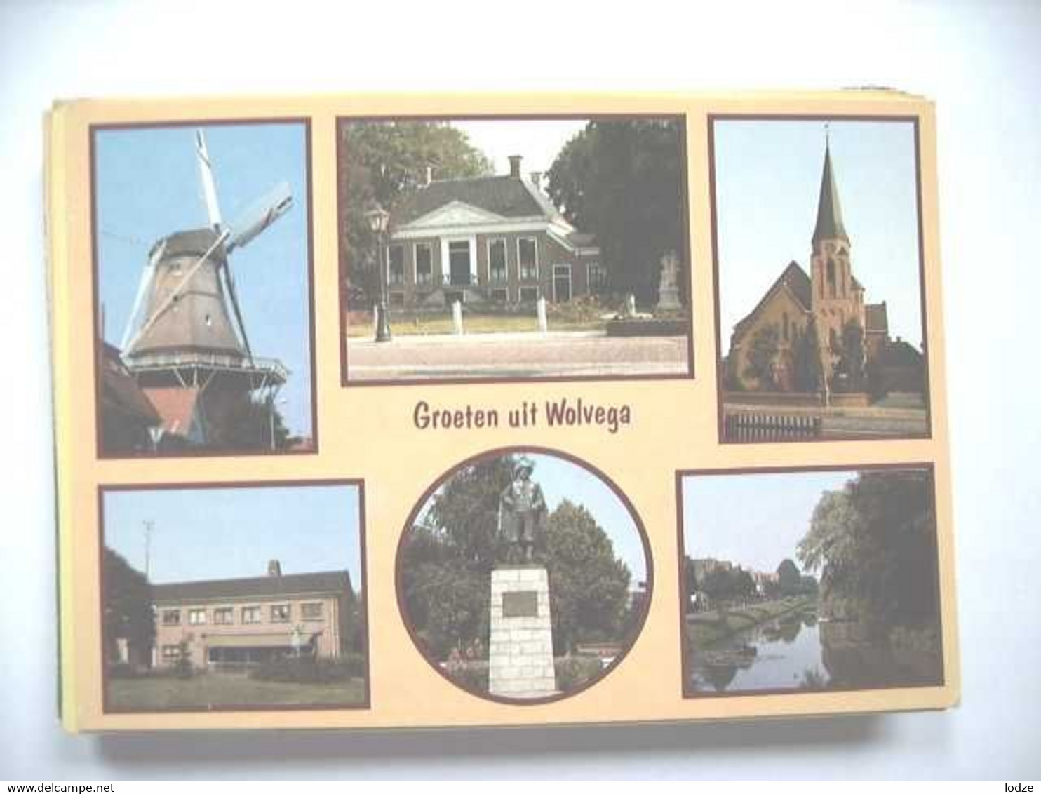 Nederland Holland Pays Bas Wolvega Met Molen En Kerk - Wolvega