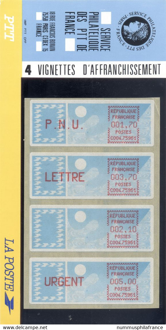 France - Vignettes D'affranchissement LSA Paris C00475961 - 1981-84 LS & LSA Prototypen